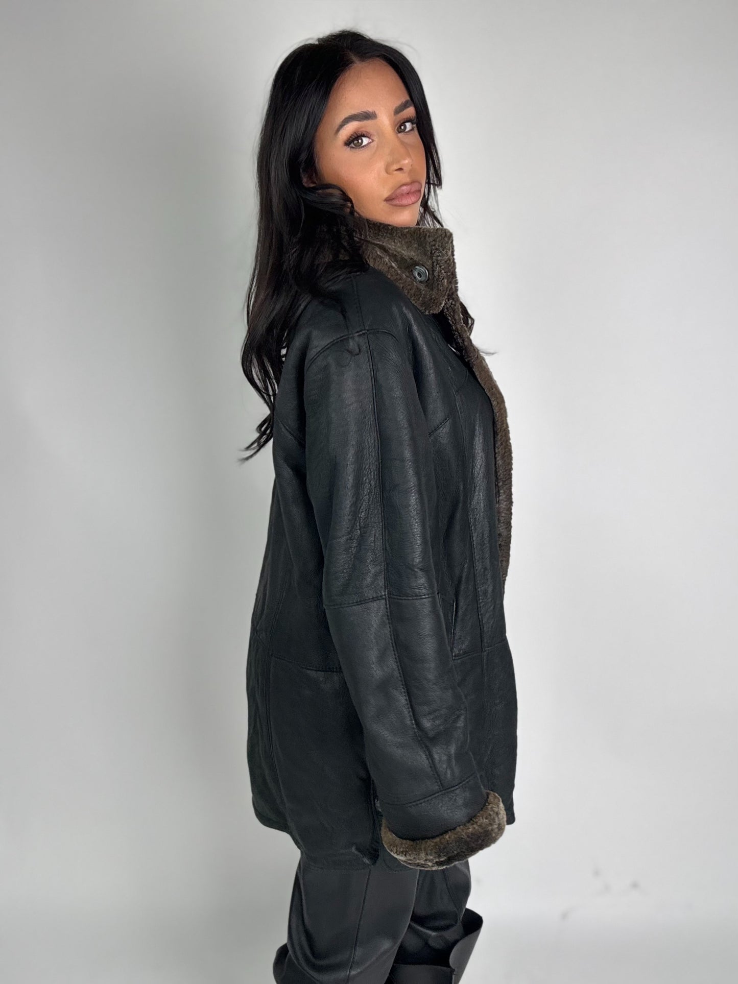 Shearling coat N194