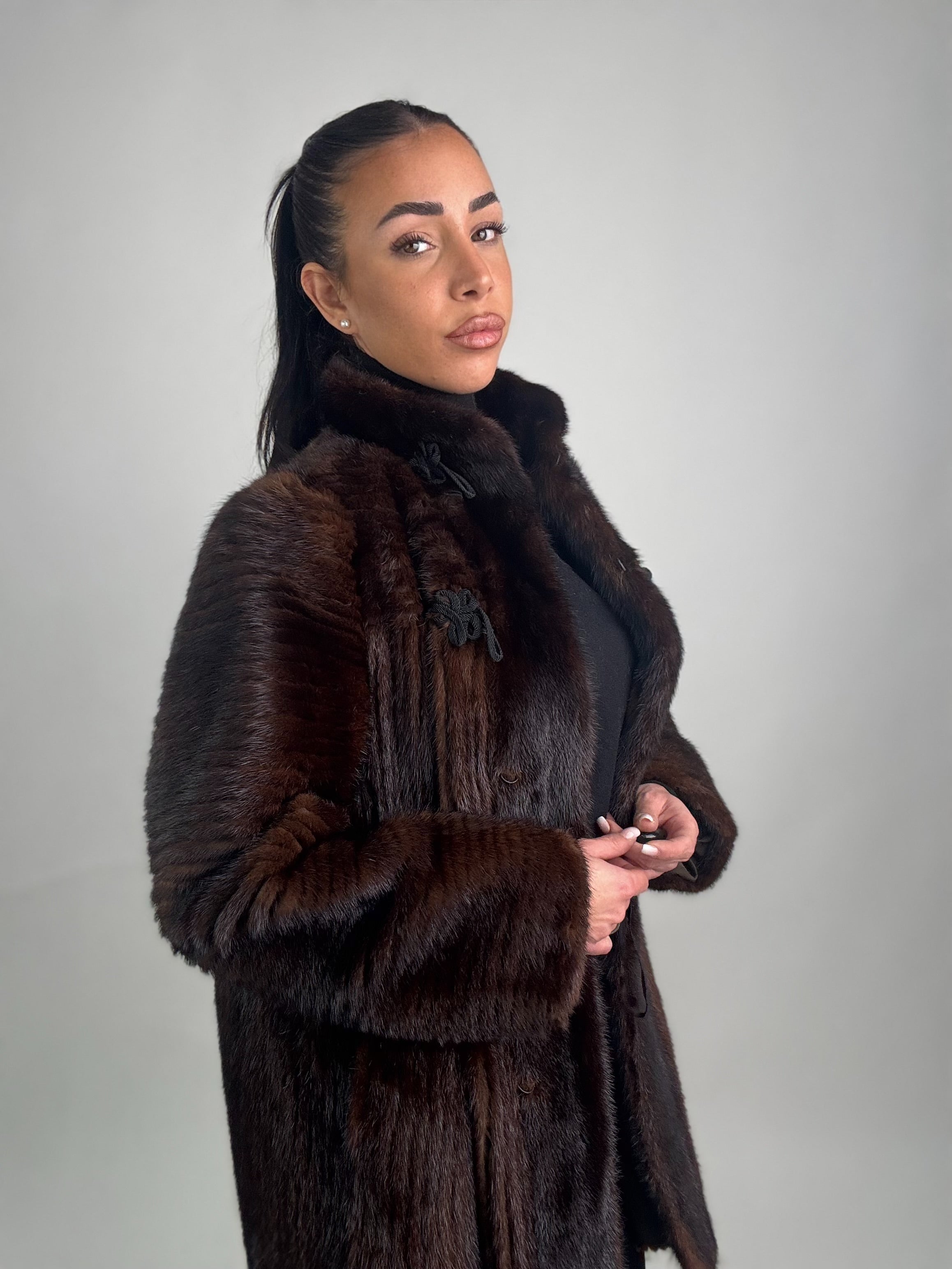 Cappotto in visone N415