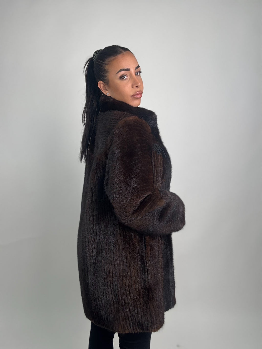 Cappotto in visone N415