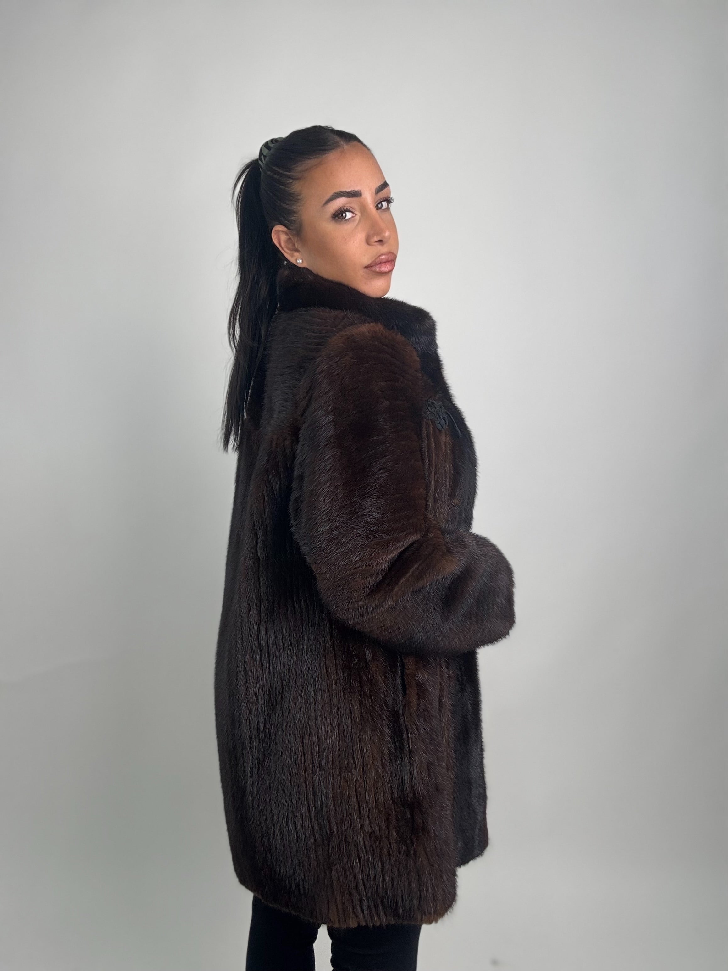 Cappotto in visone N415