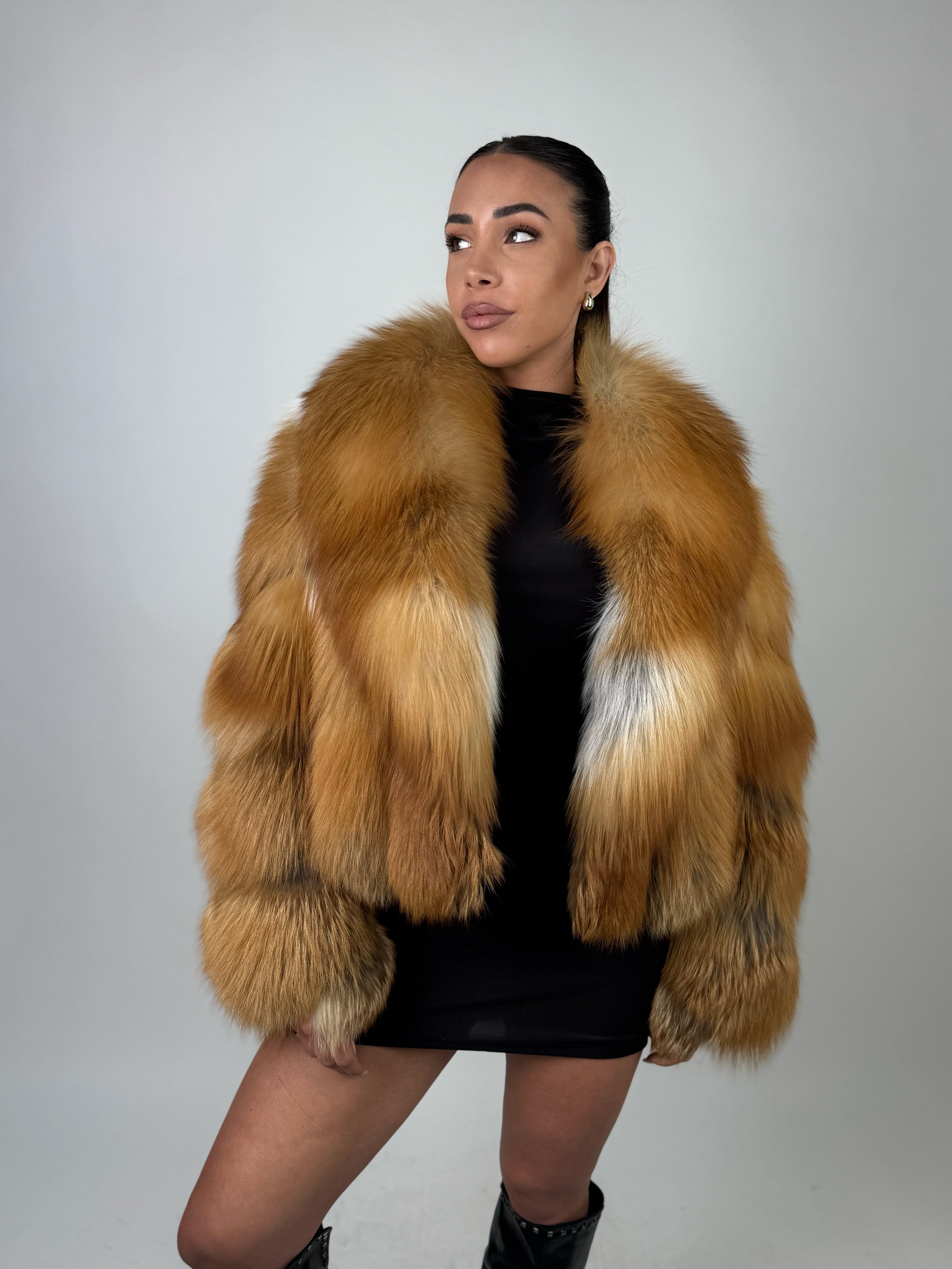 Giacca Silvie in volpe gold