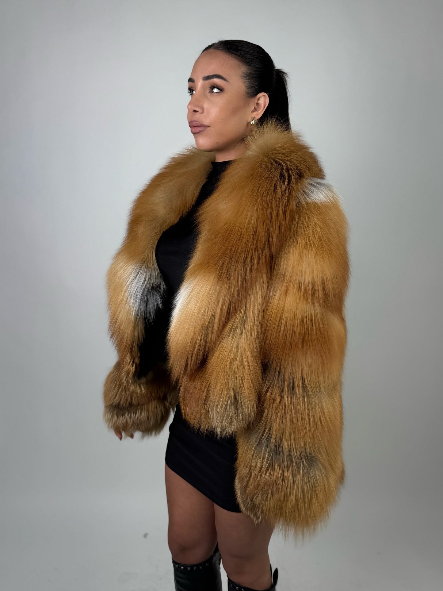 Giacca Silvie in volpe gold