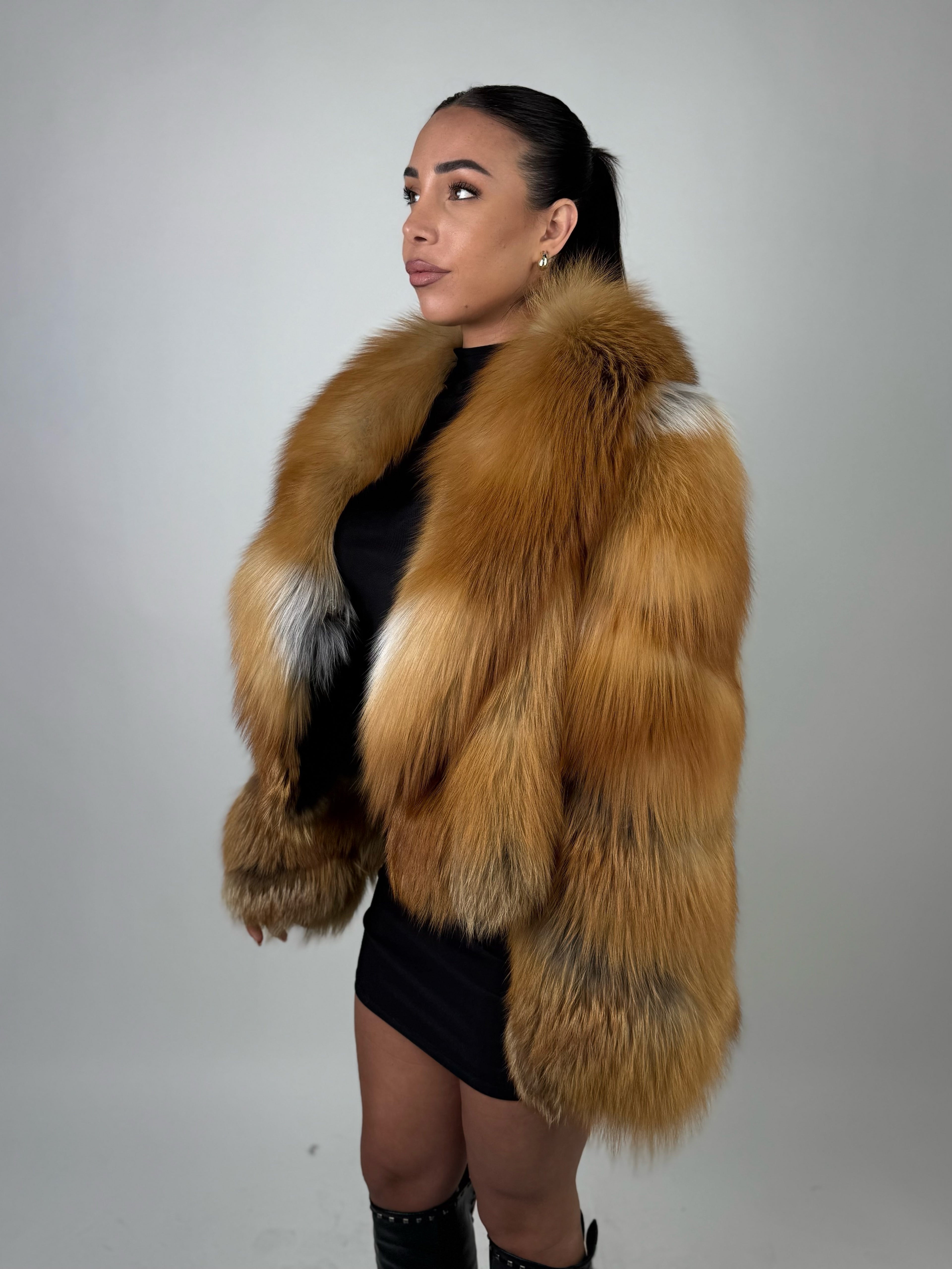 Giacca Silvie in volpe gold