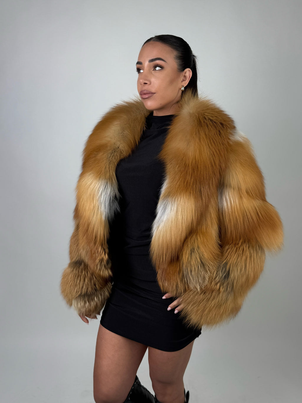Giacca Silvie in volpe gold