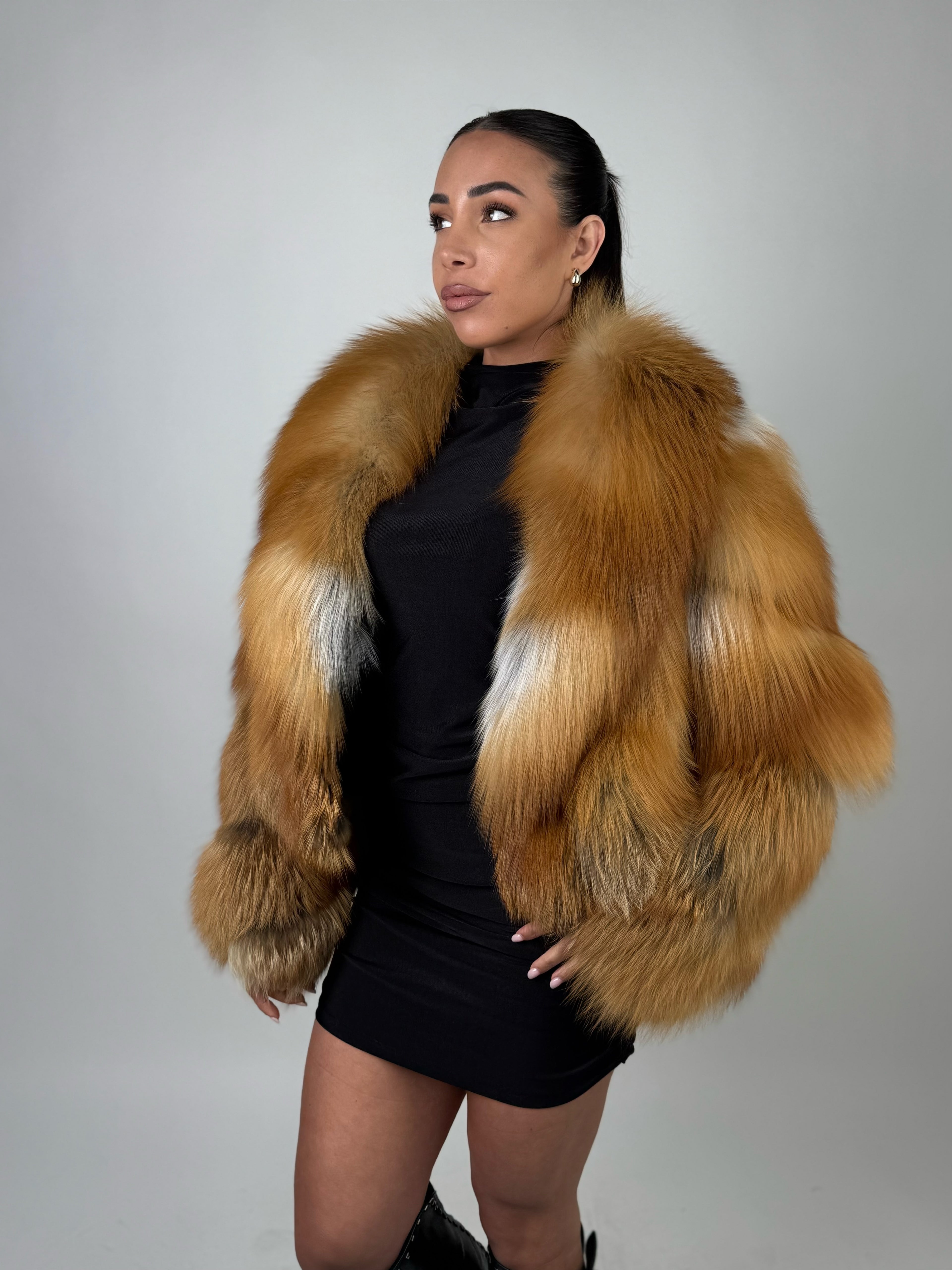 Giacca Silvie in volpe gold