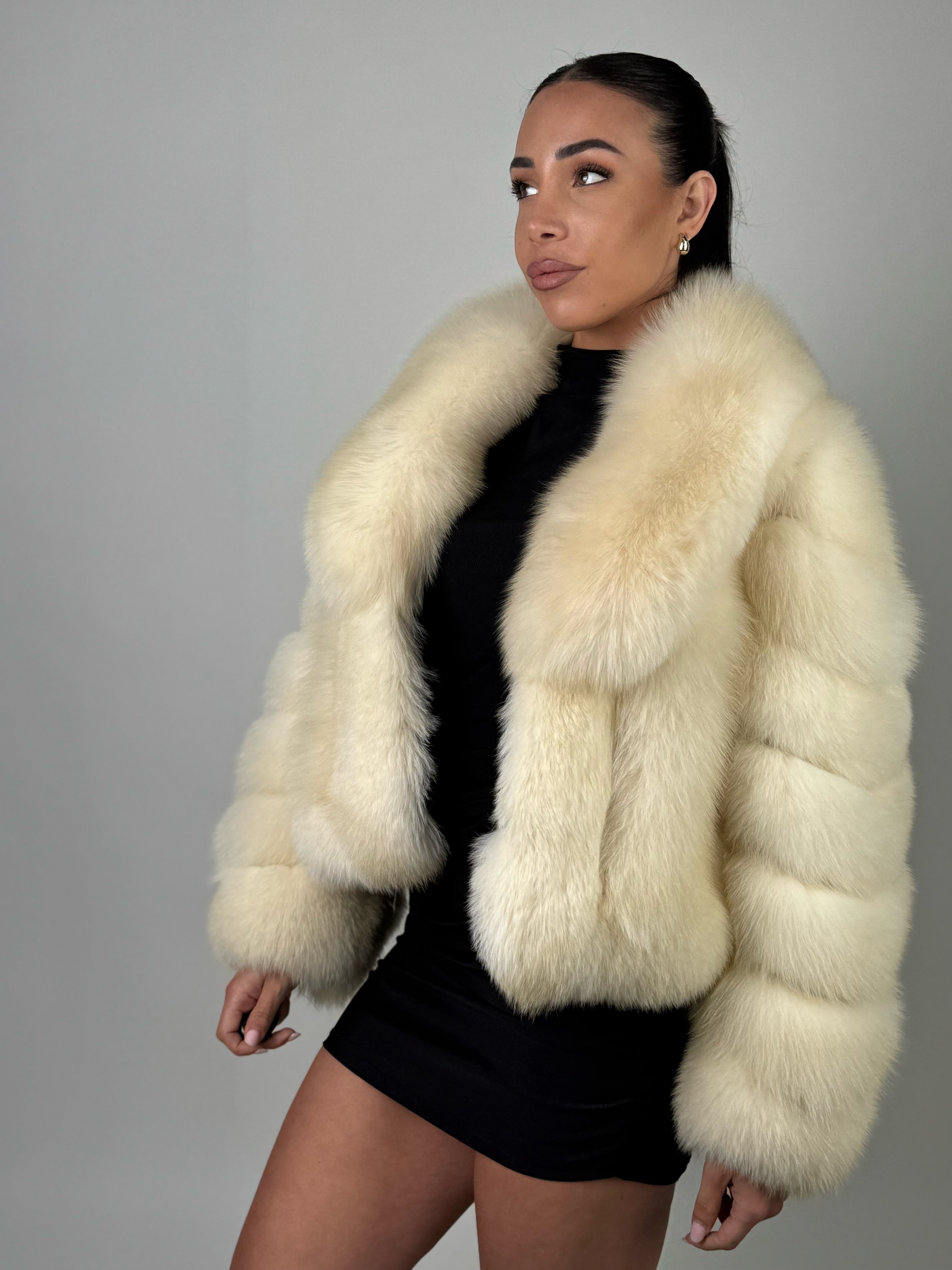Giacca Silvie in volpe caramel