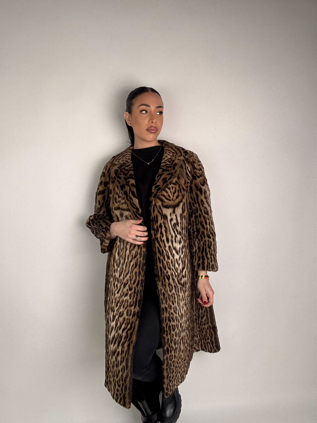 Cappotto in leopardo N67