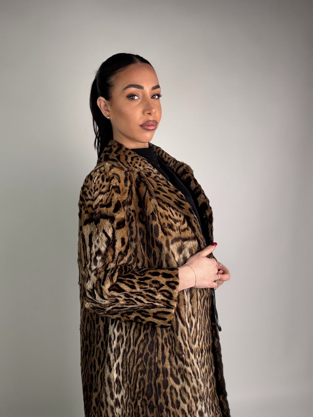 Cappotto in leopardo N67