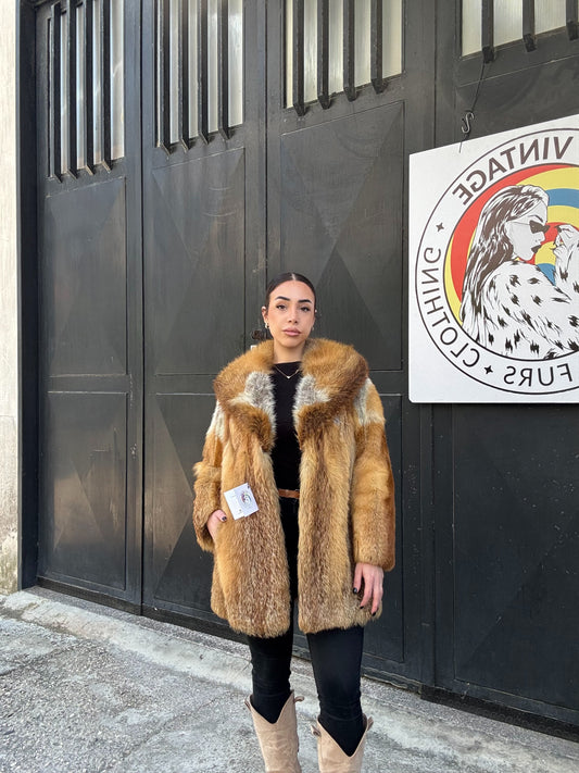 Giacca in volpe rossa