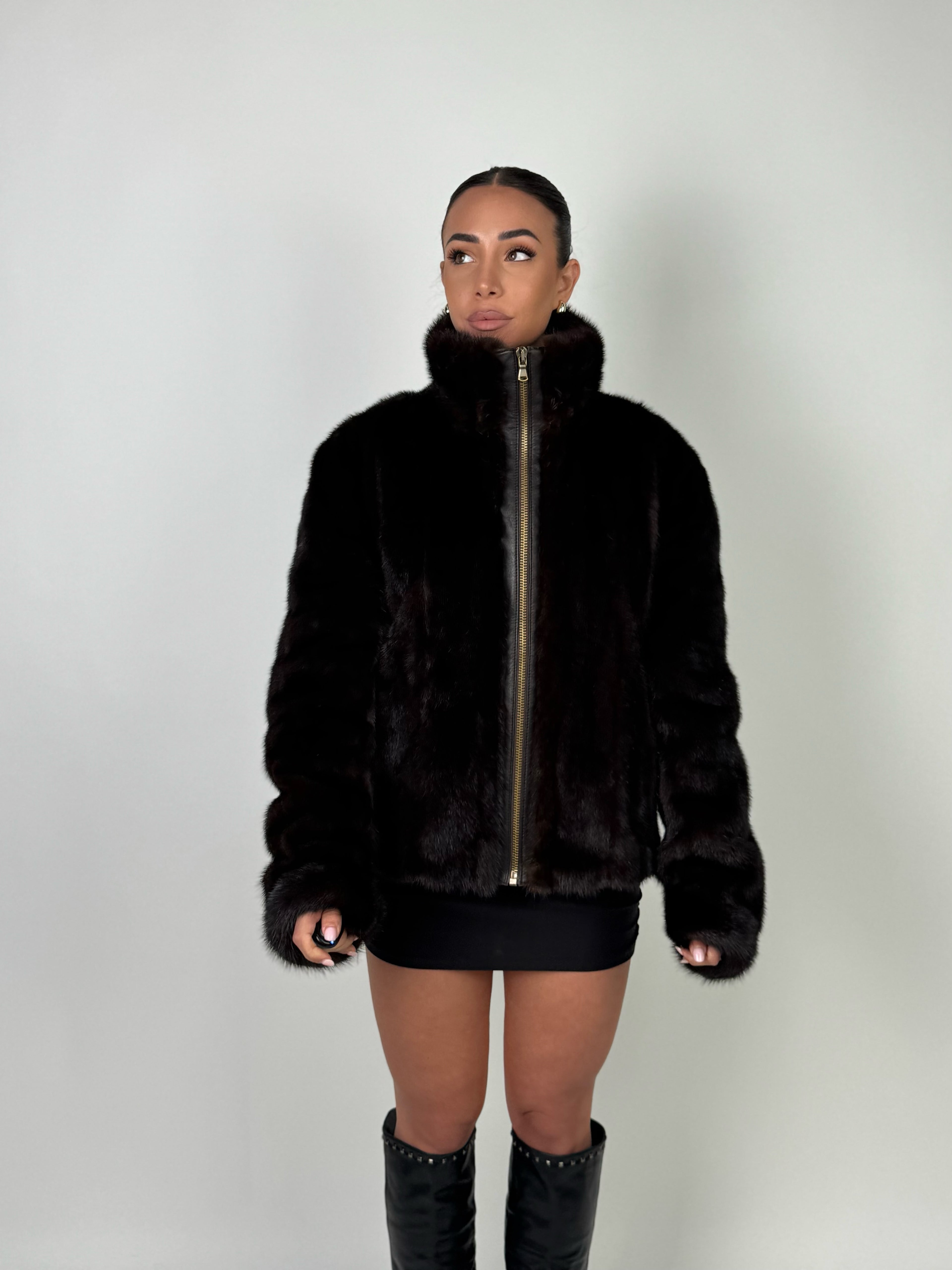 Bomber in visone N152