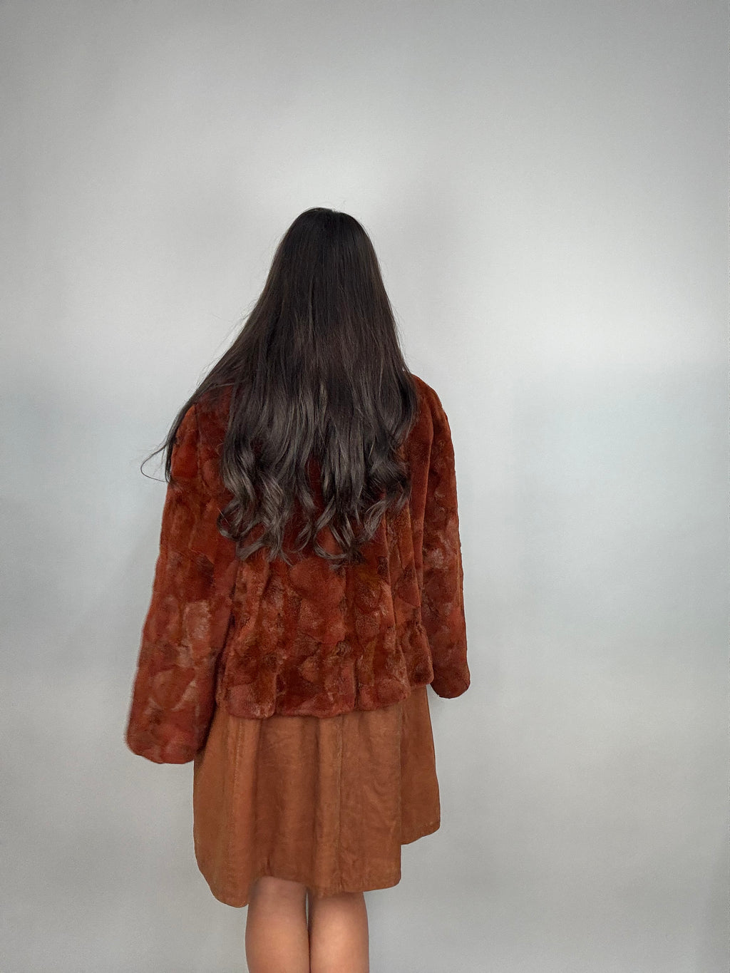 Giacca in visone rasato