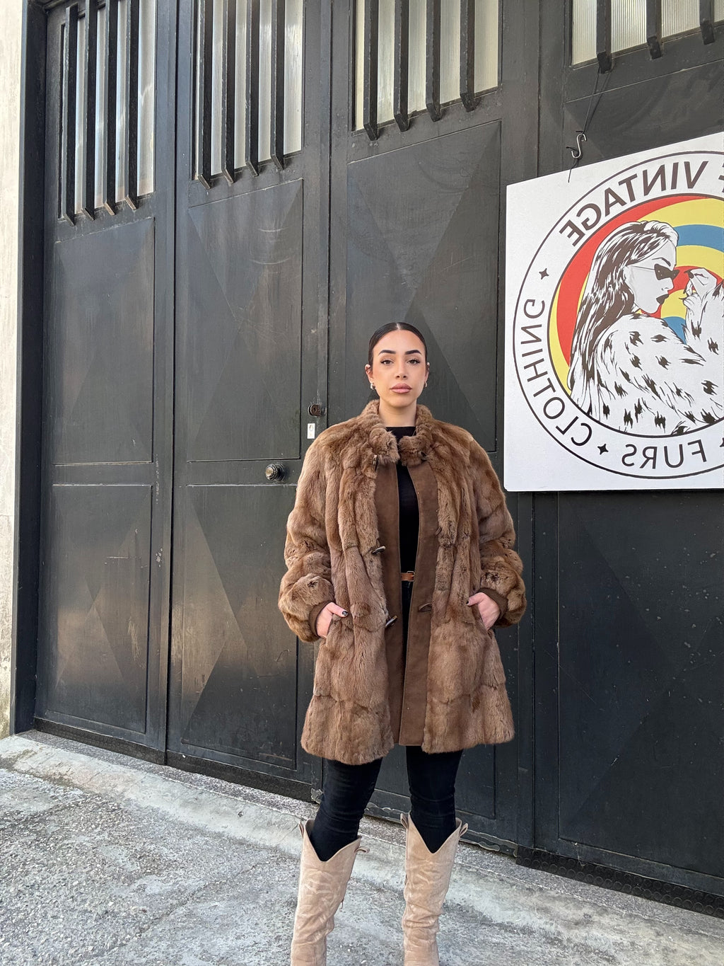 Cappotto in lapin