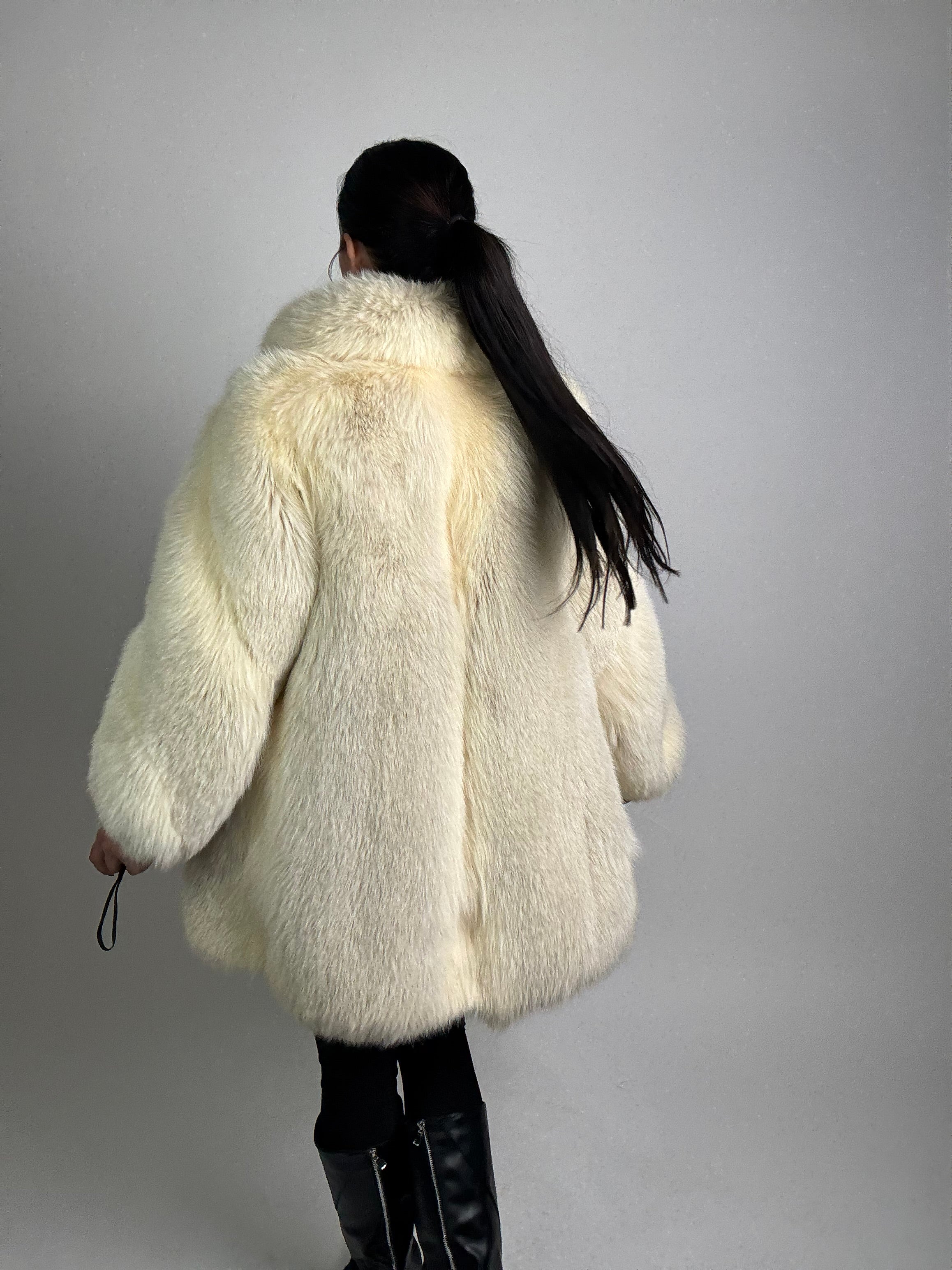 Giacca in volpe polare N895