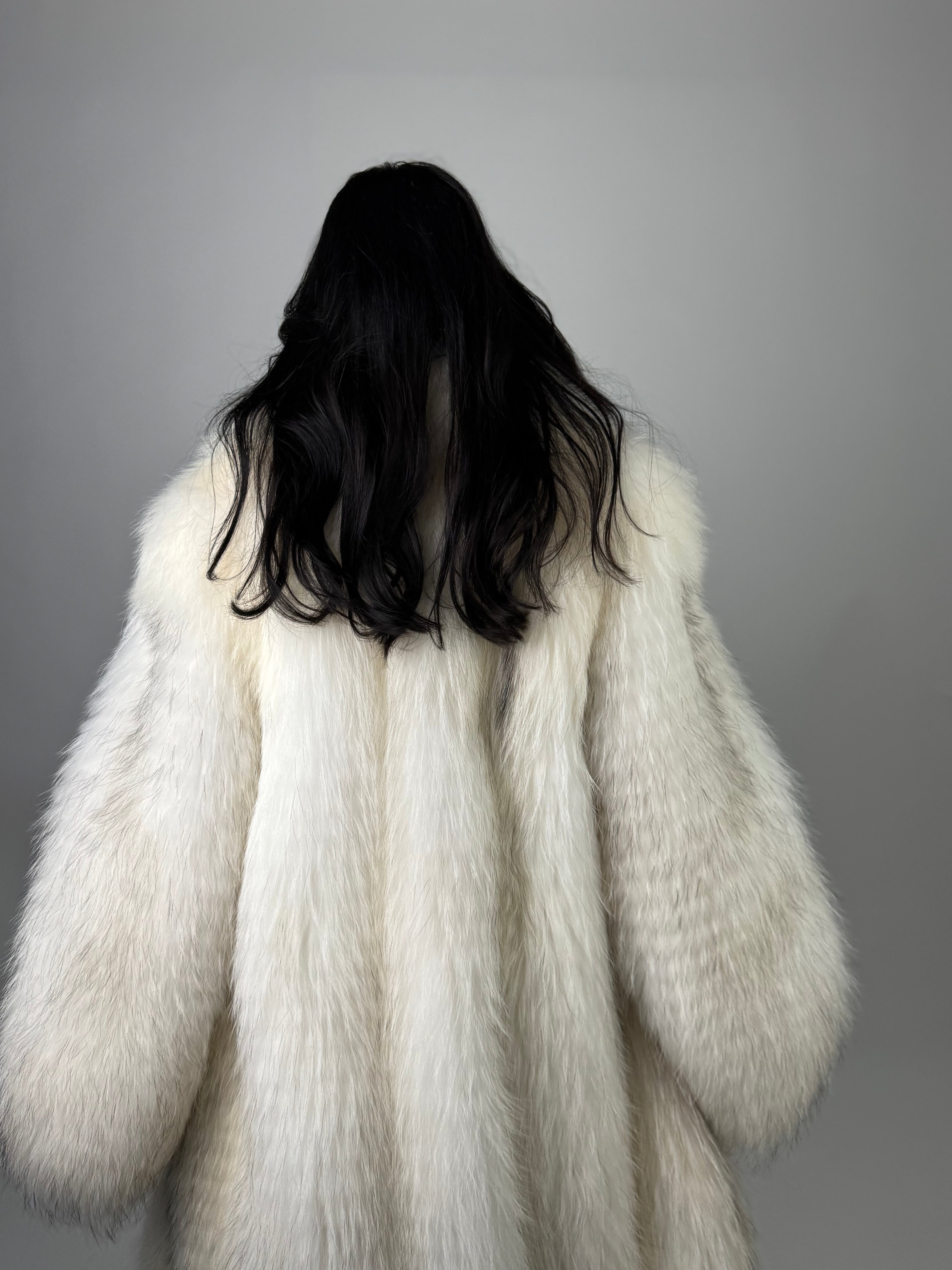 Cappotto in volpe shadow frost N603