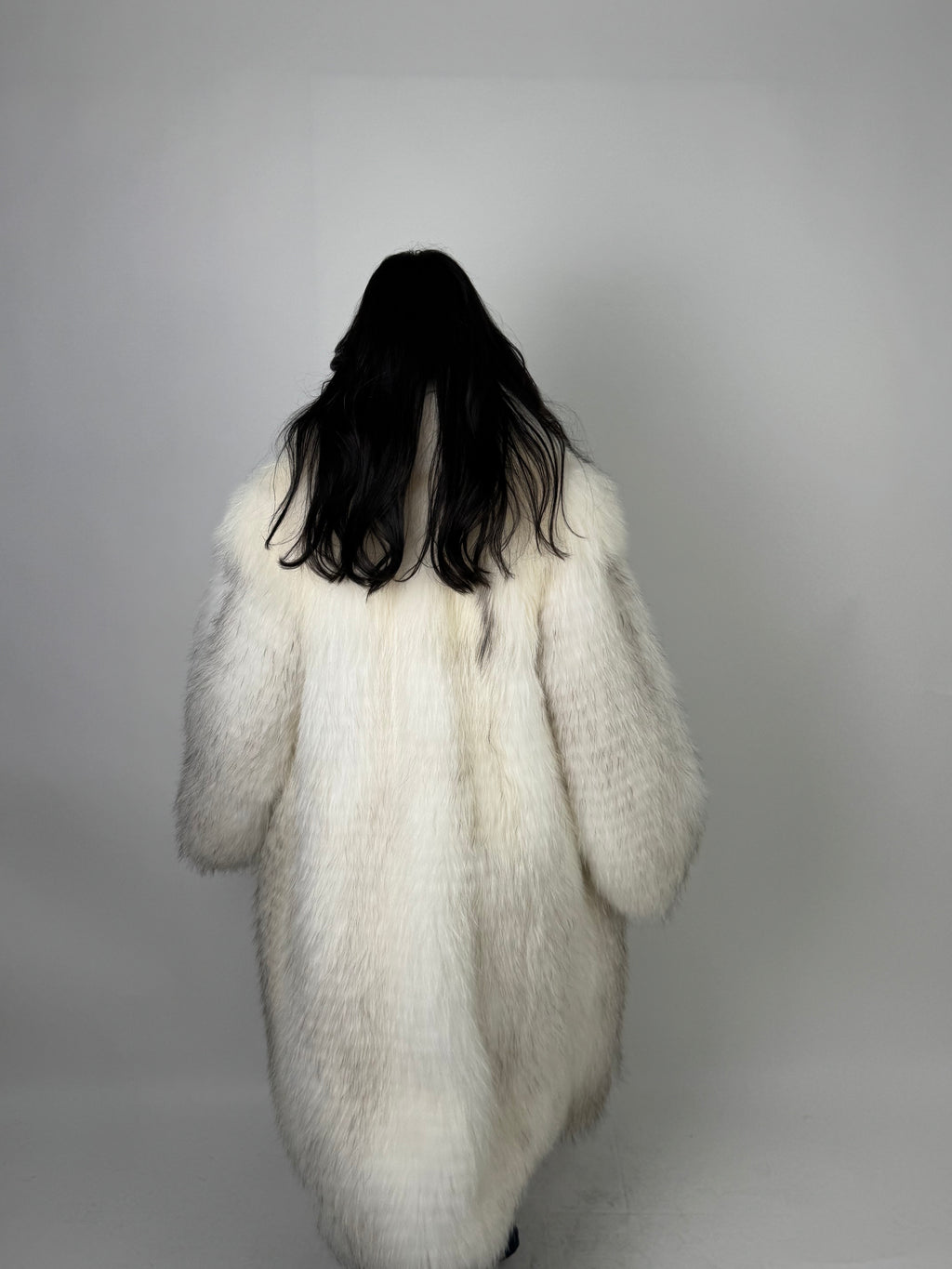Cappotto in volpe shadow frost N603