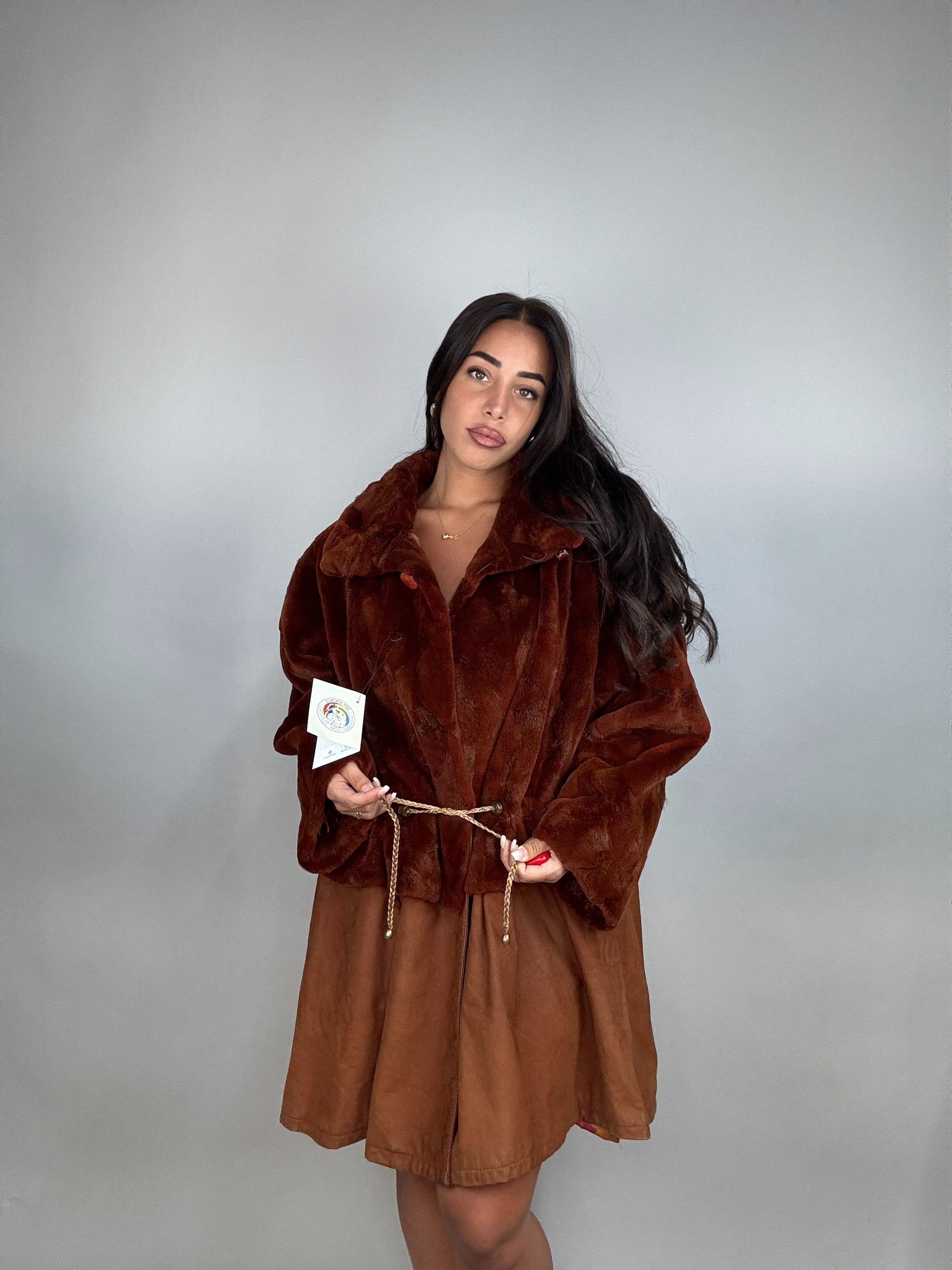 Giacca in visone rasato