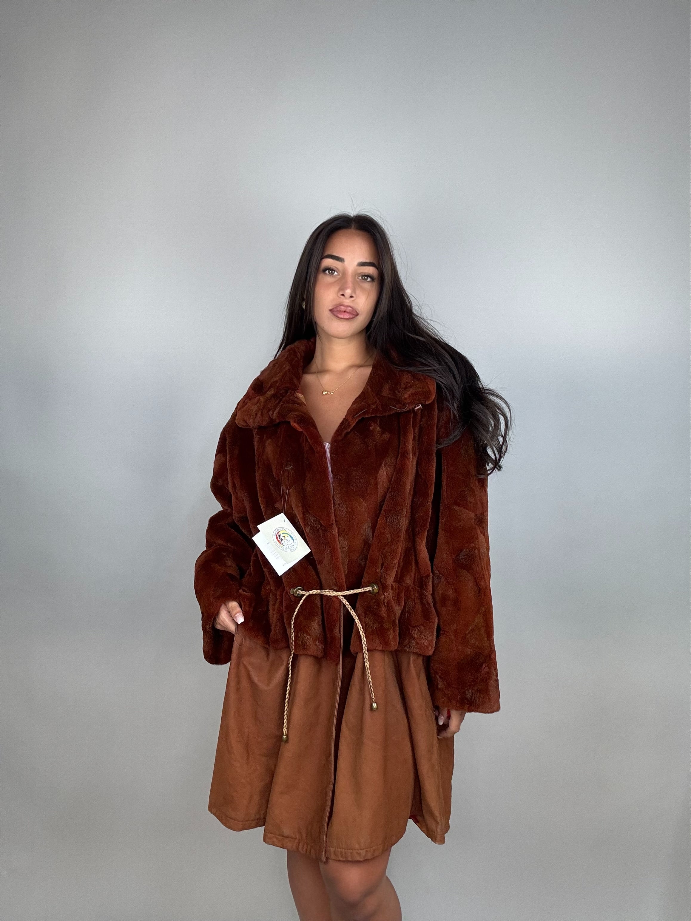 Giacca in visone rasato