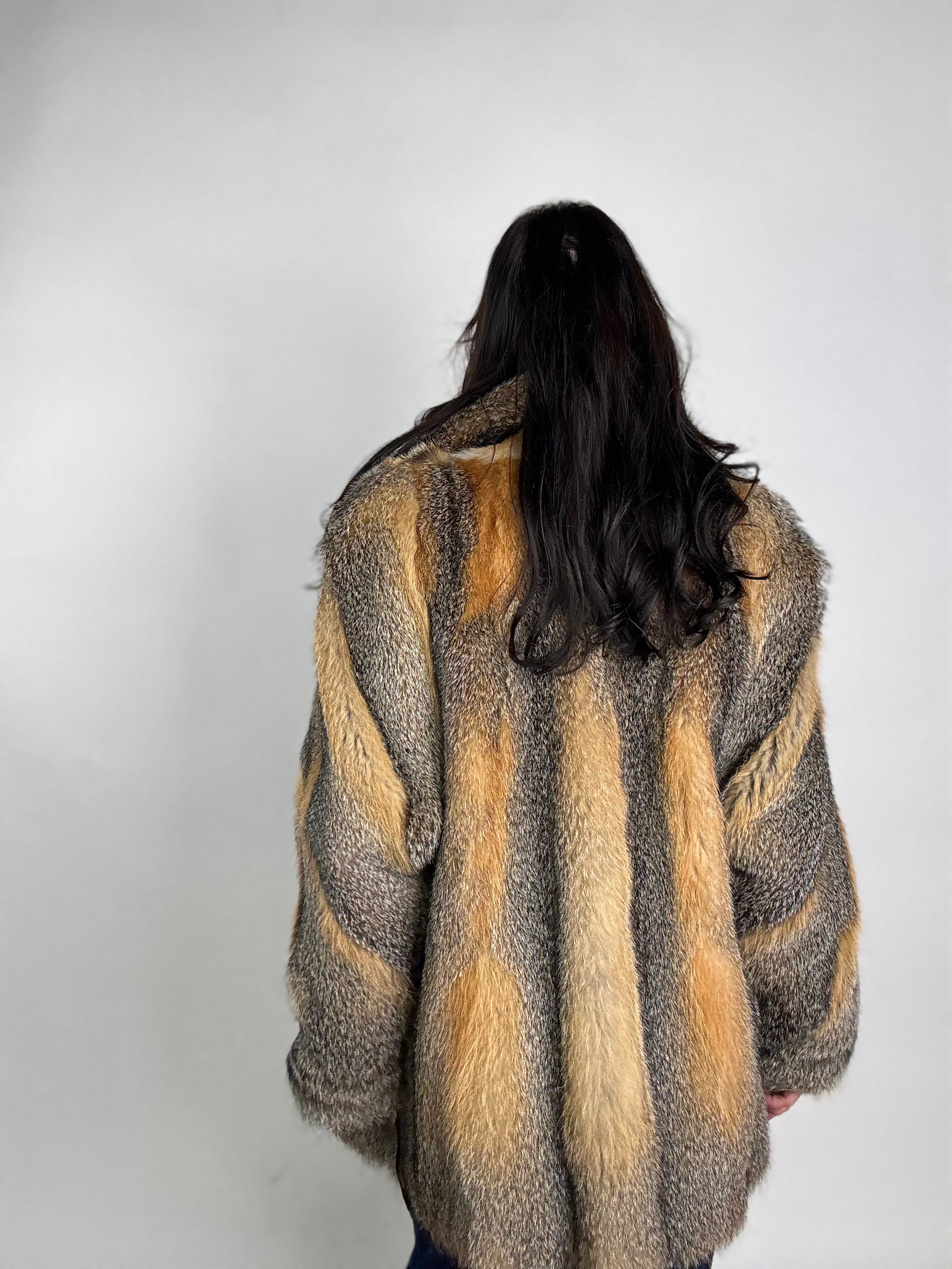 Giacca in volpe della virginia N109