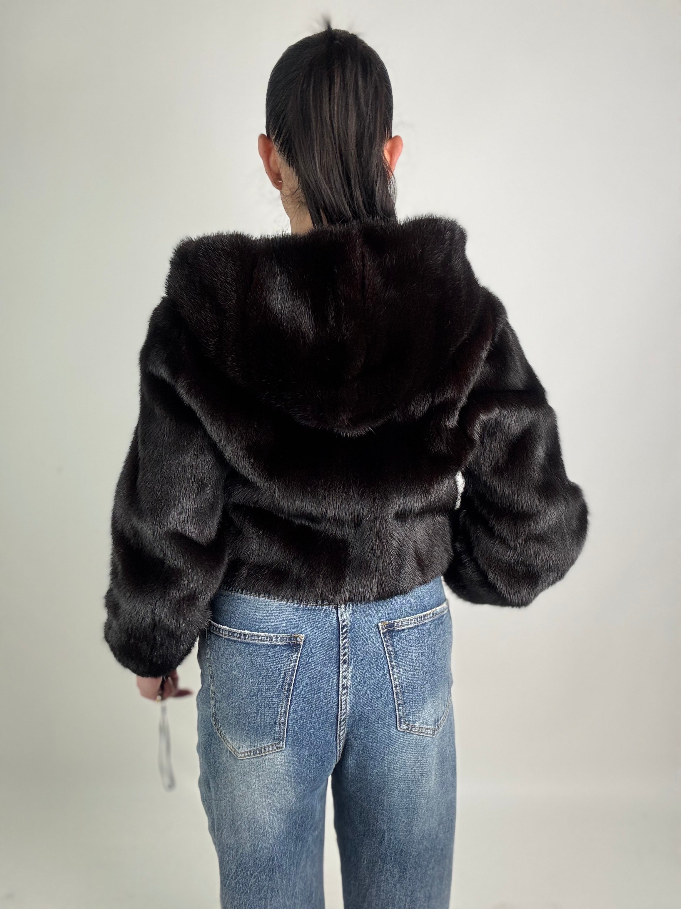 Mink Bomber Jacket