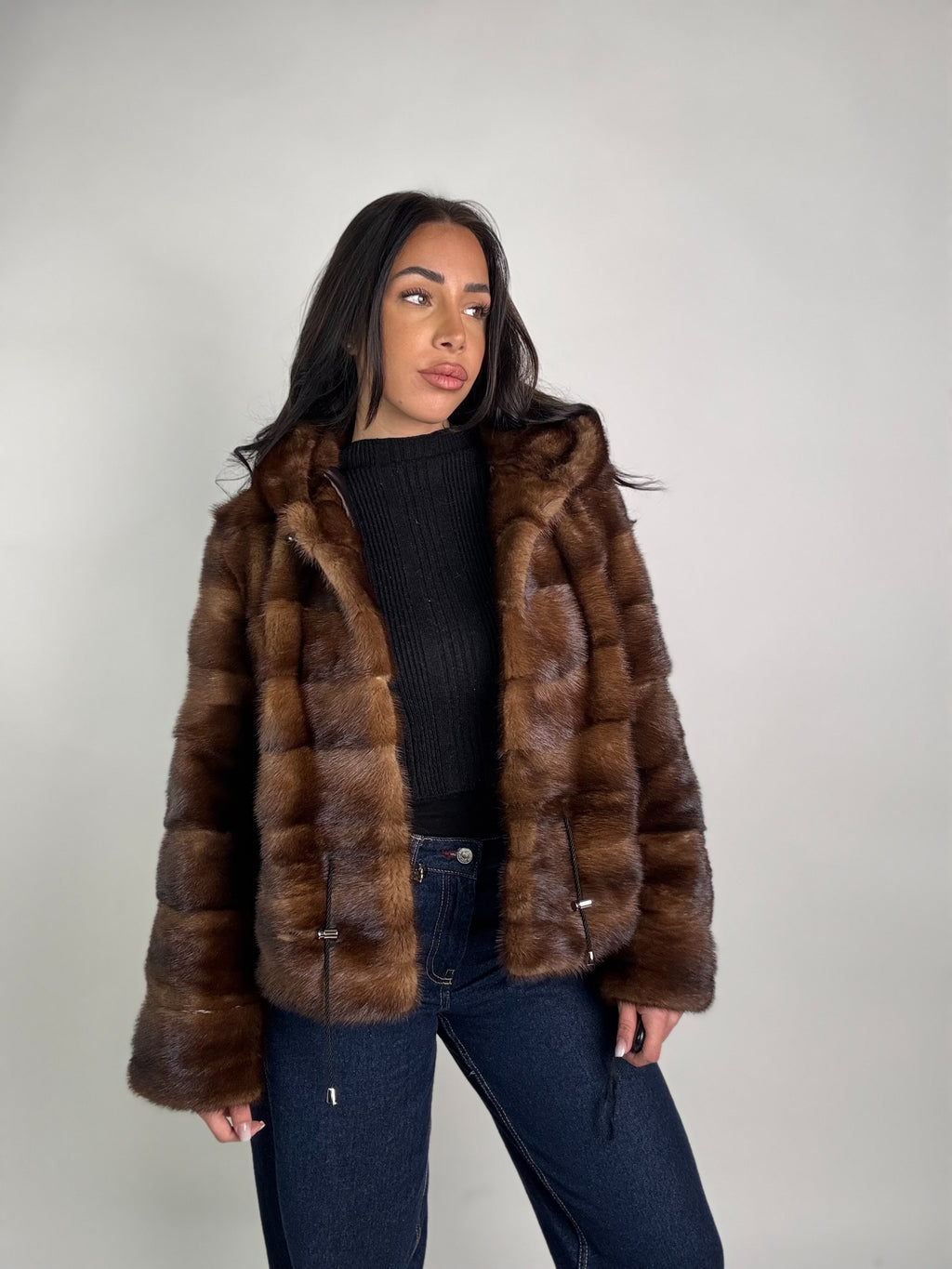 Giacca in visone N241