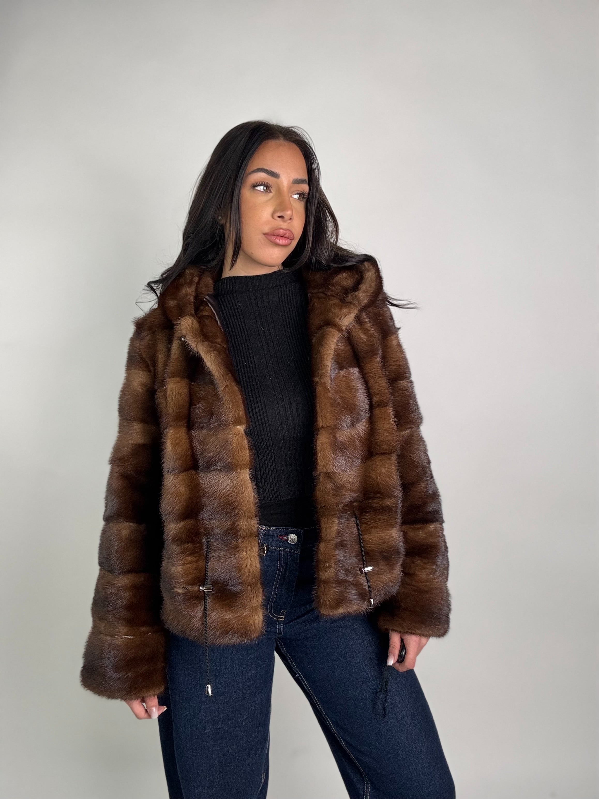 Giacca in visone N241