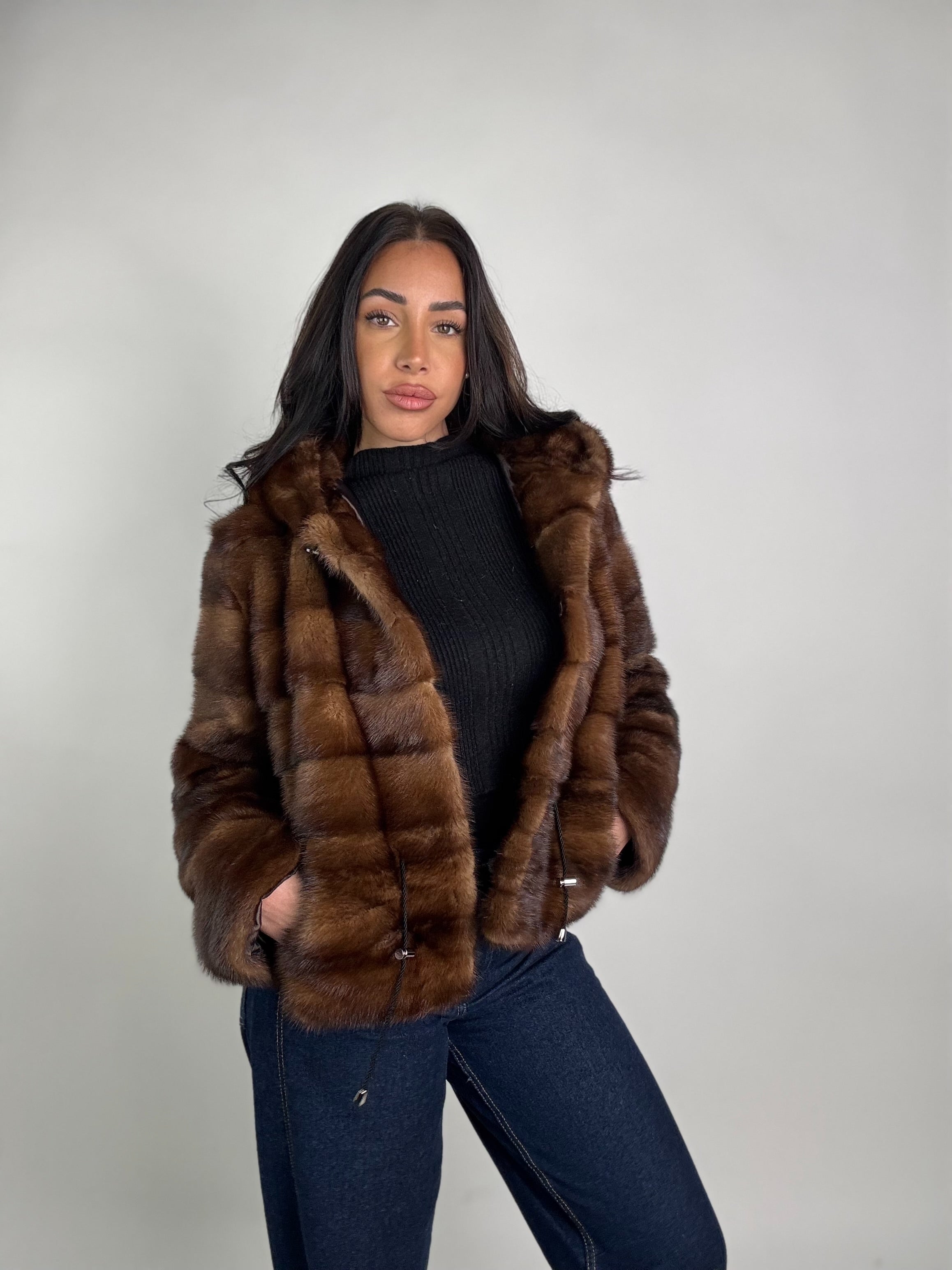 Giacca in visone N241