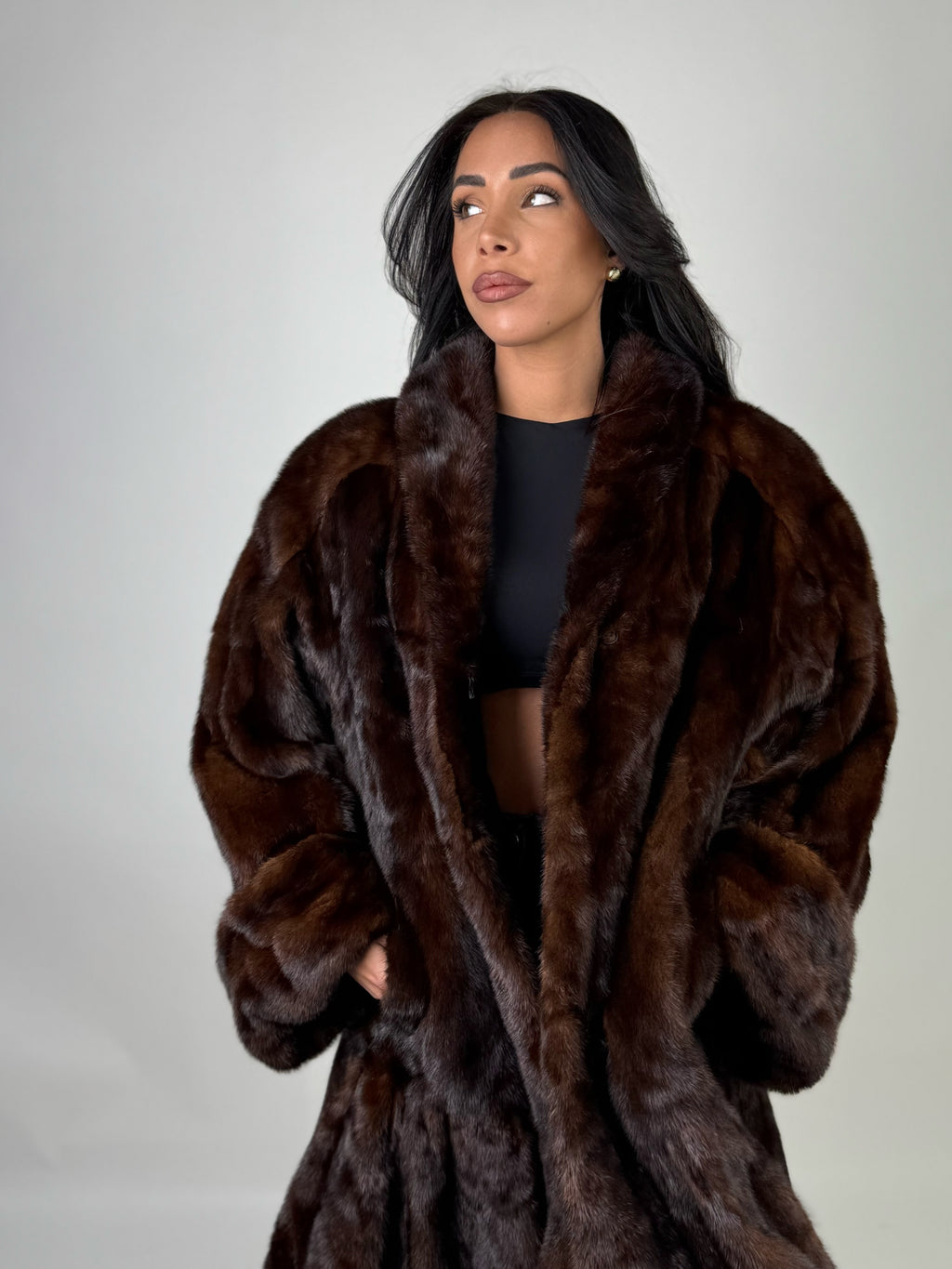 Cappotto in visone N649