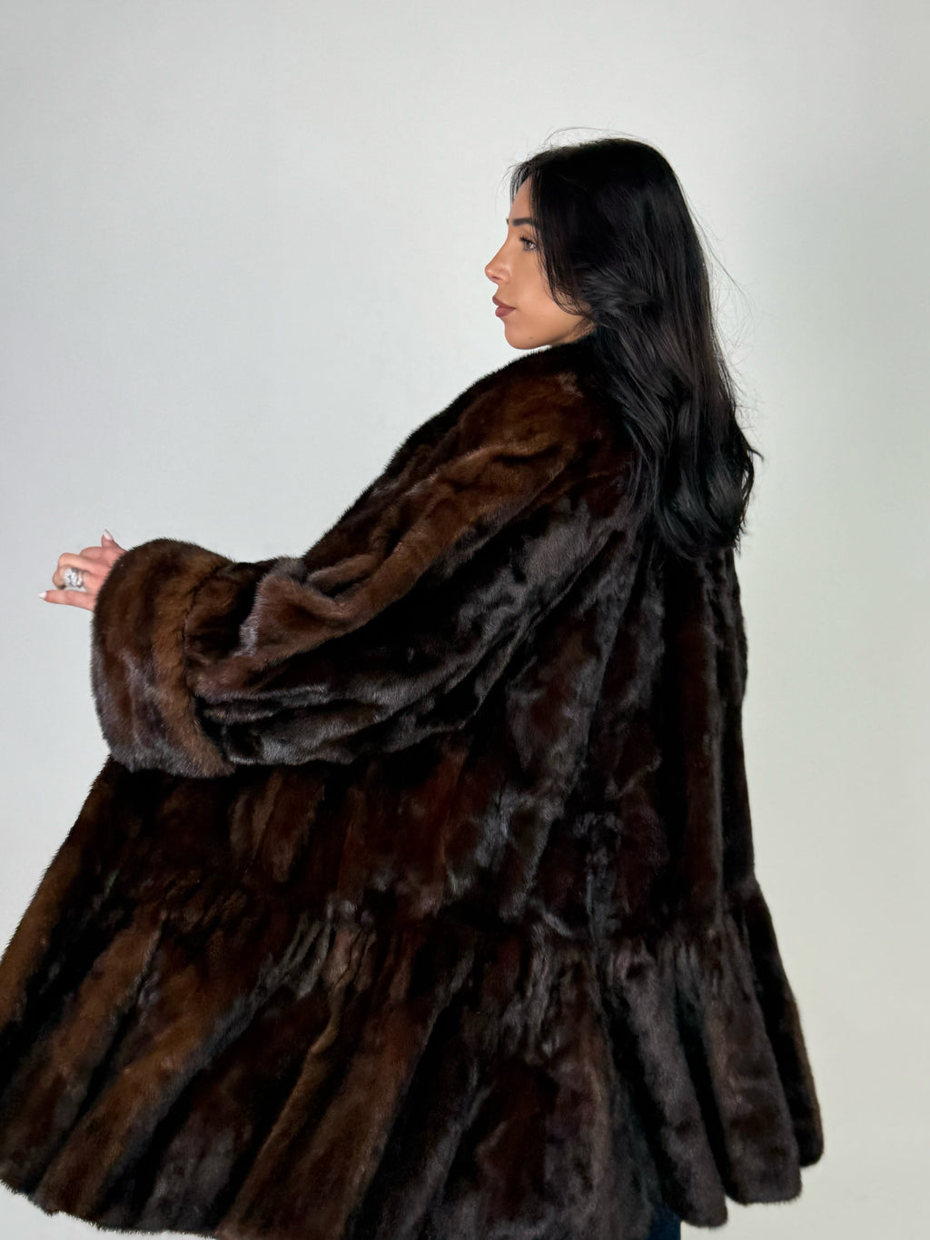 Cappotto in visone N649
