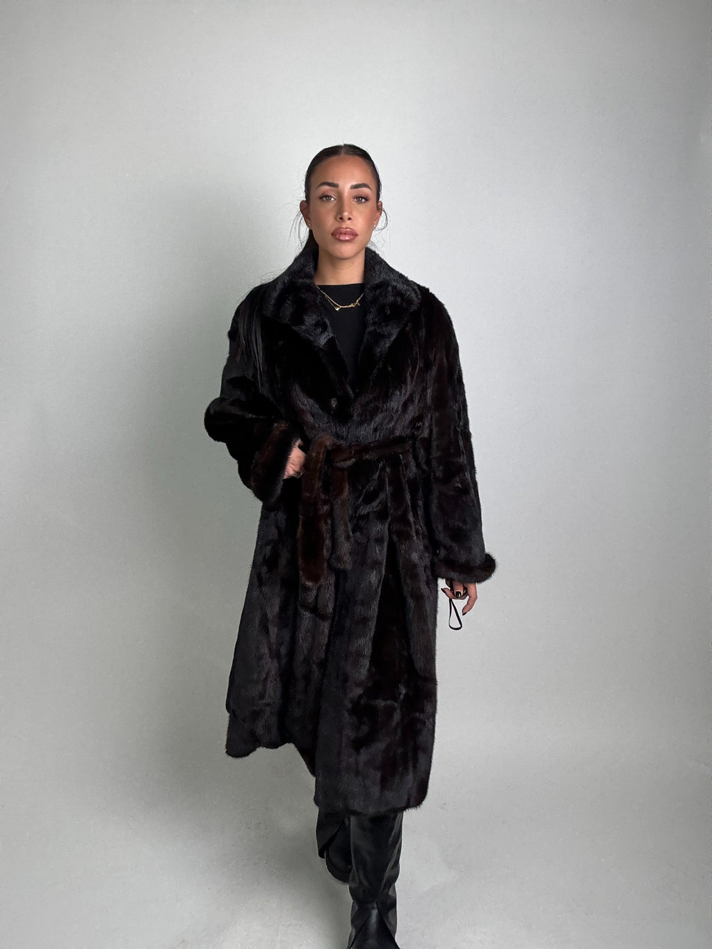 Cappotto in visone N359