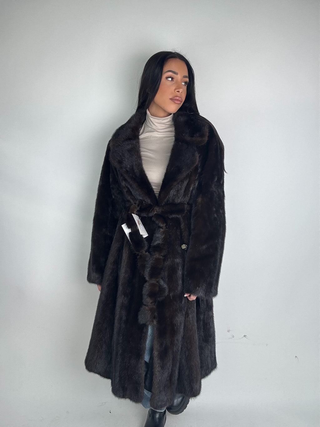 Cappotto in visone N479