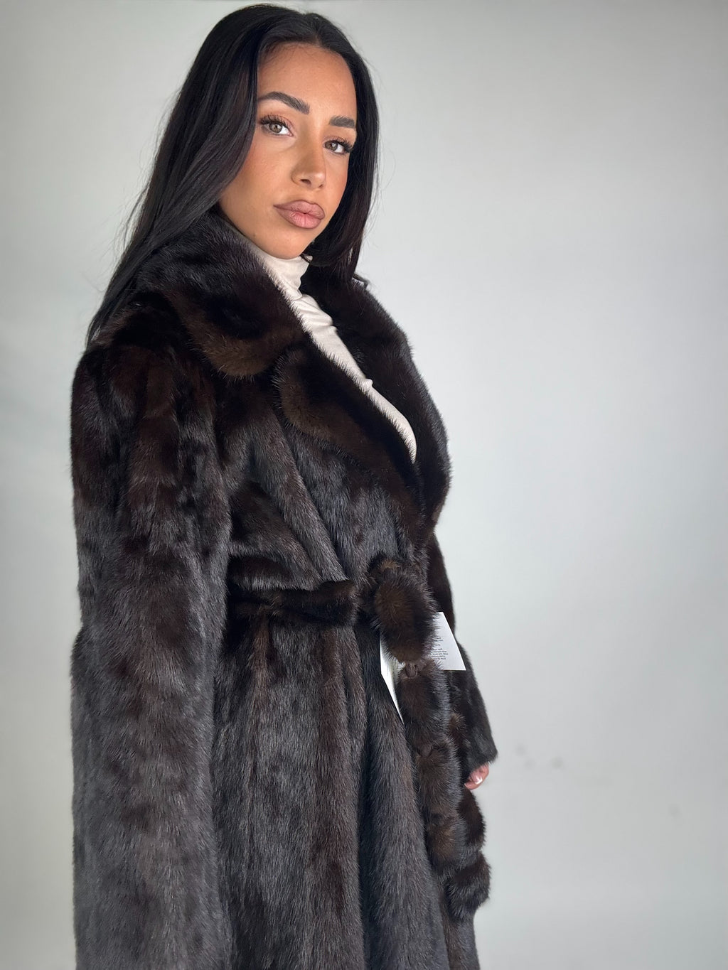 Cappotto in visone N479