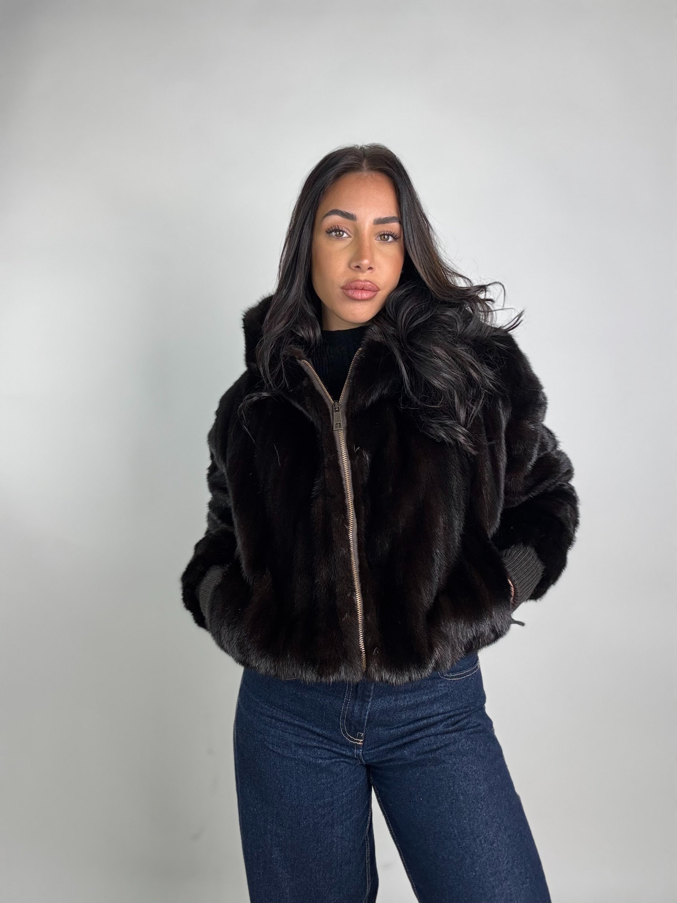 Bomber in visone N89