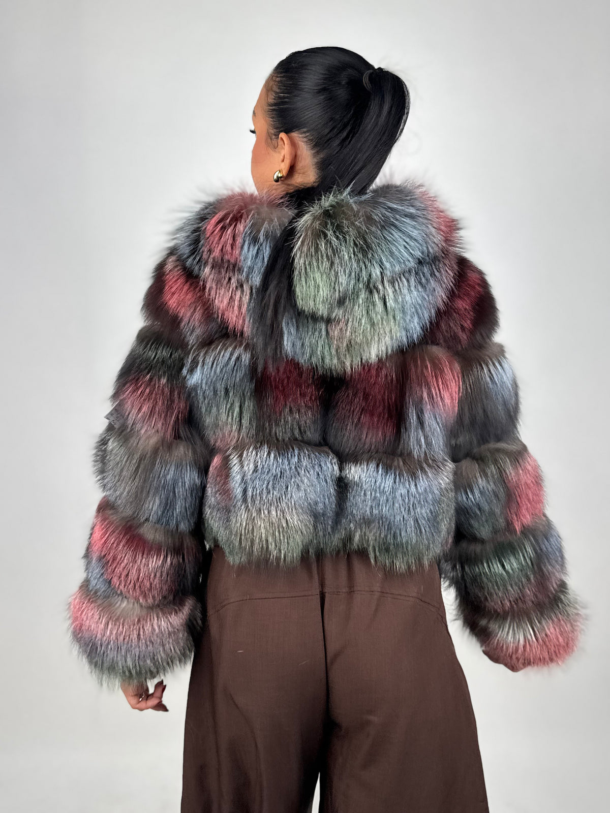 Bomber Elys in volpe multi