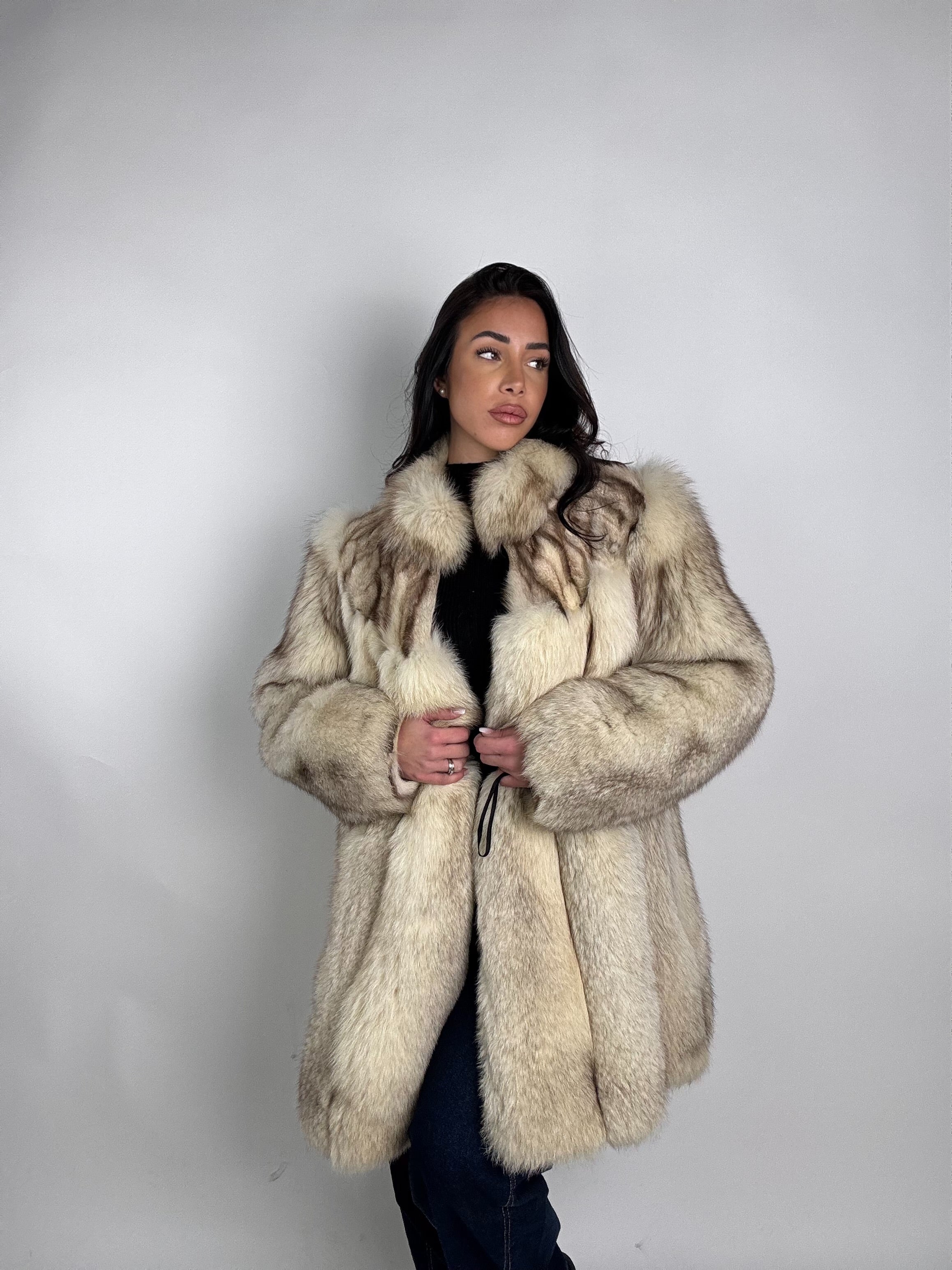 Giacca in volpe della groenlandia N107