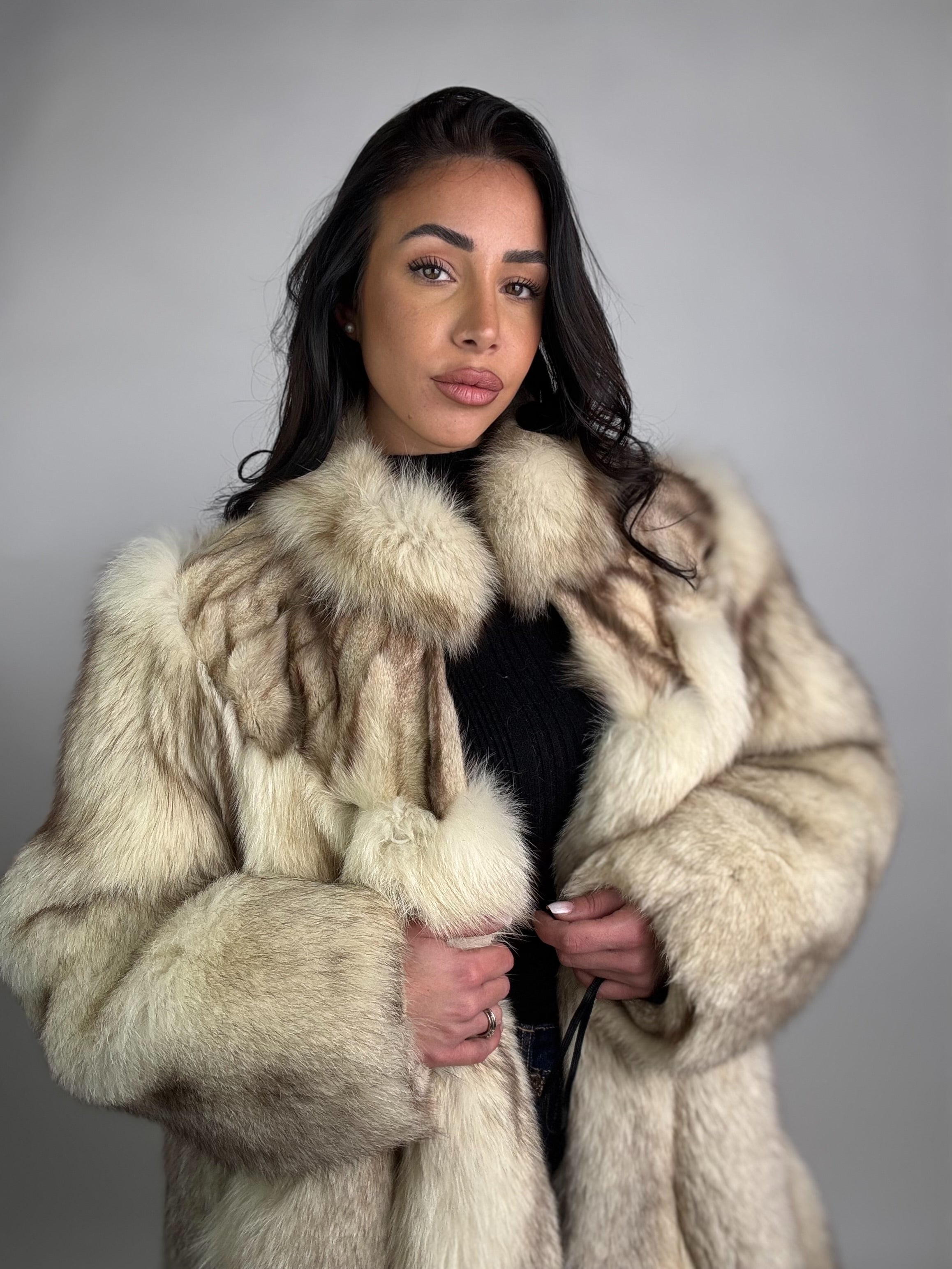 Giacca in volpe della groenlandia N107