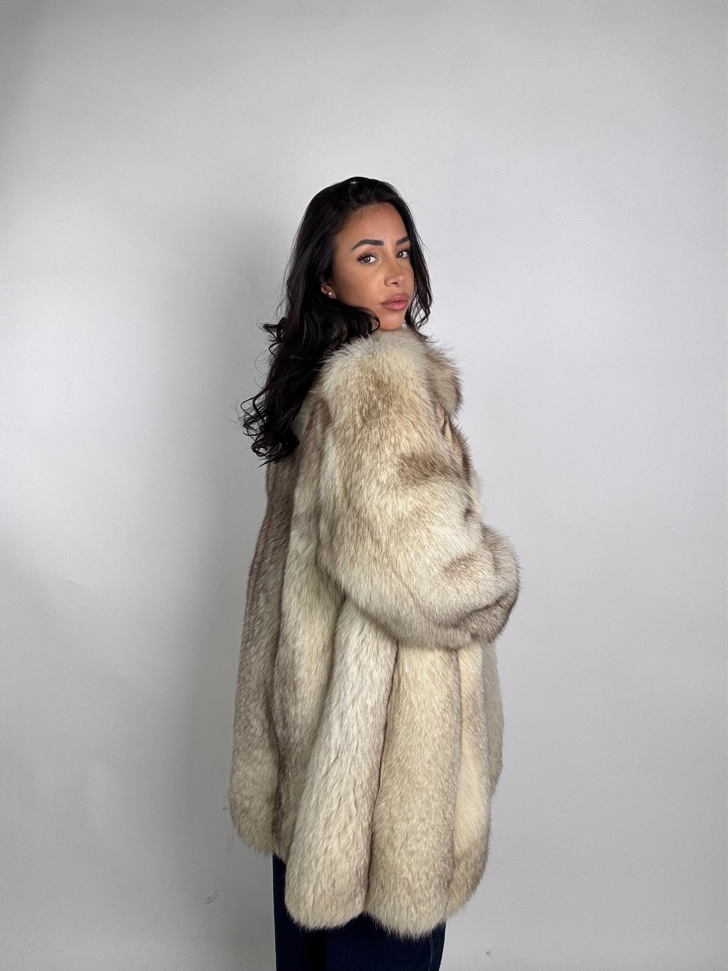 Giacca in volpe della groenlandia N107