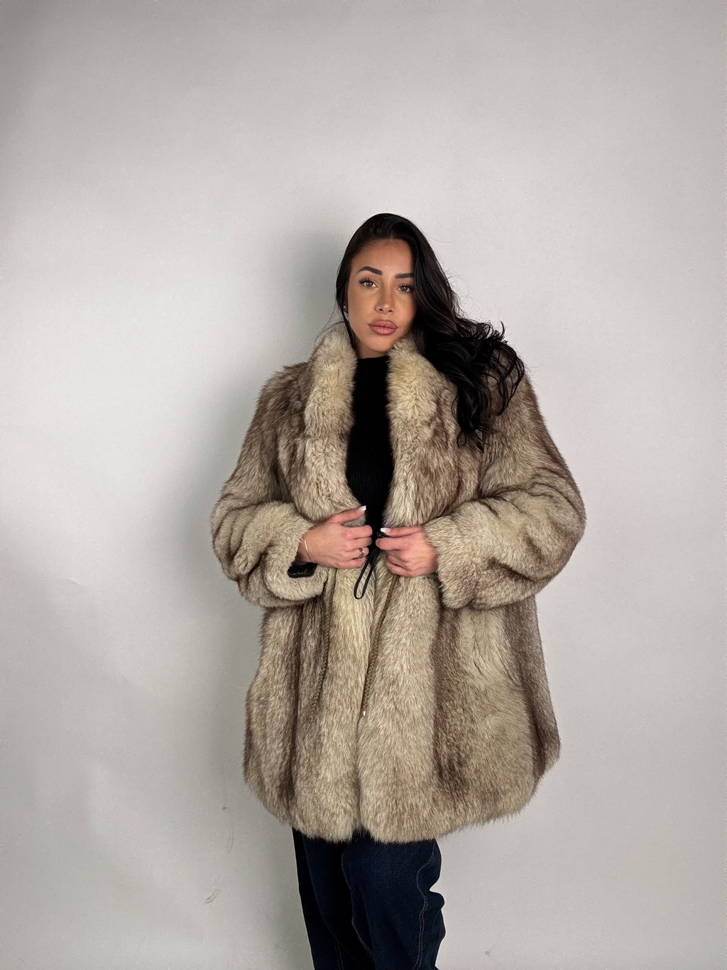 Giacca in volpe della groenlandia N108