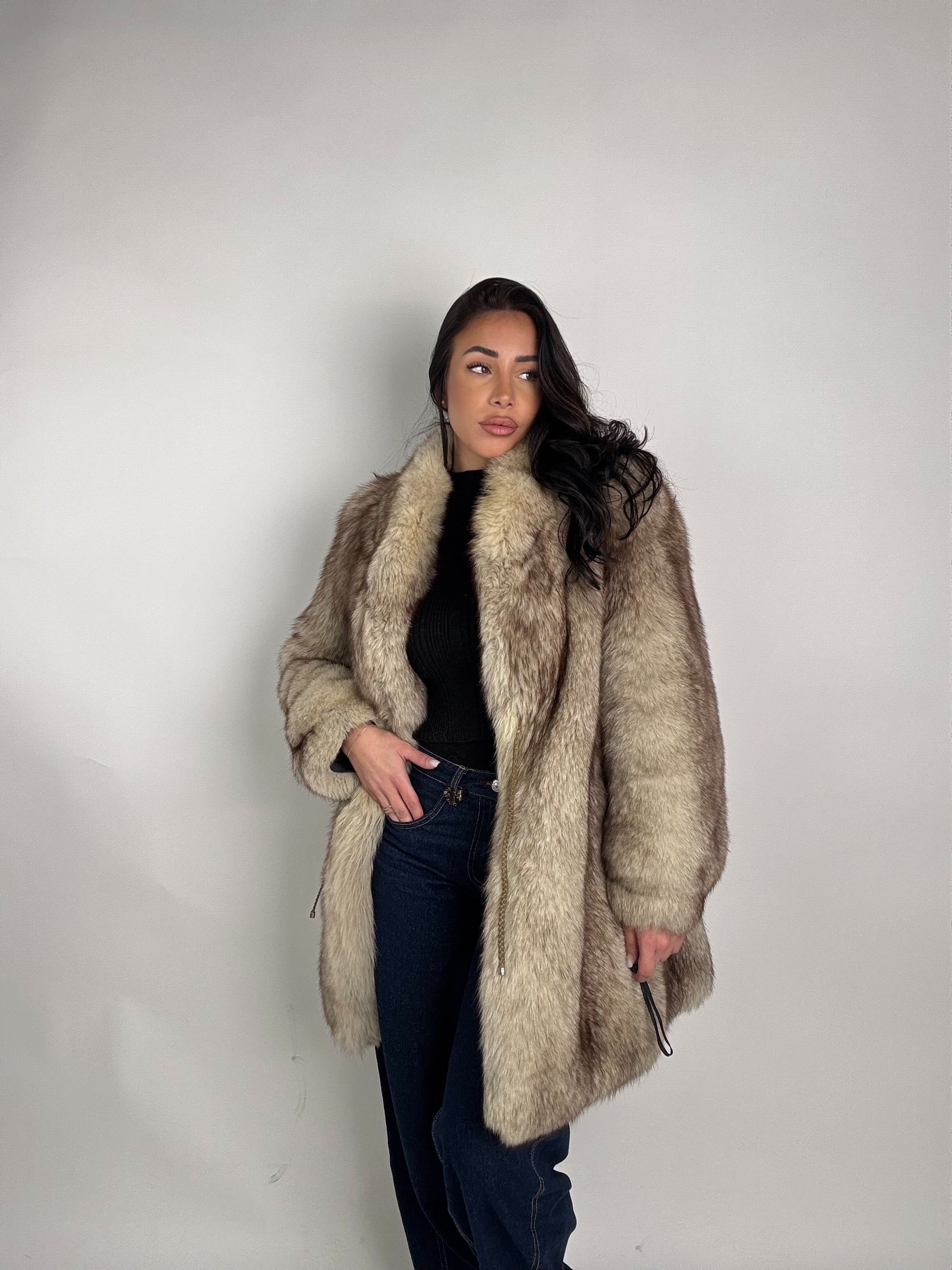 Giacca in volpe della groenlandia N108