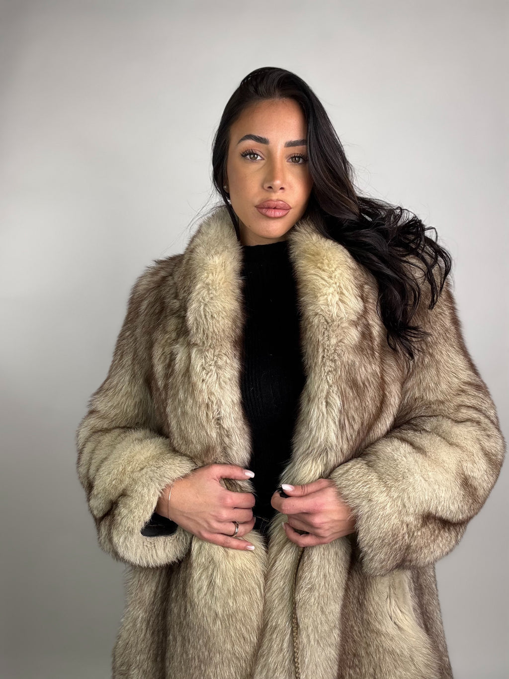 Giacca in volpe della groenlandia N108