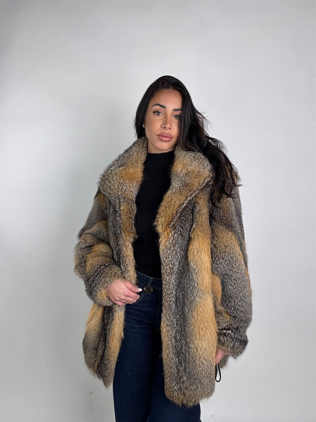 Giacca in volpe della virginia N109