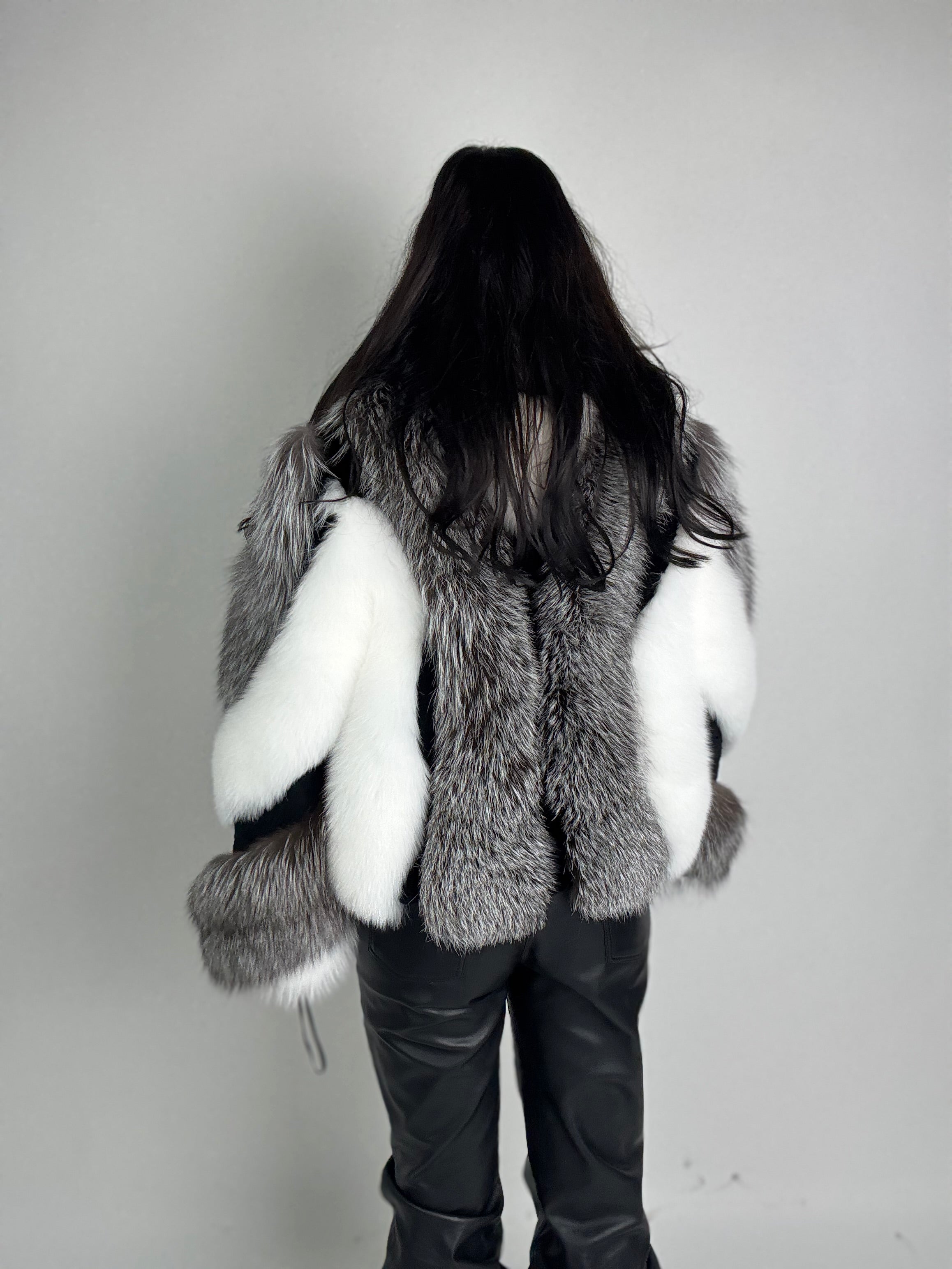Bomber Joy in volpe argentata