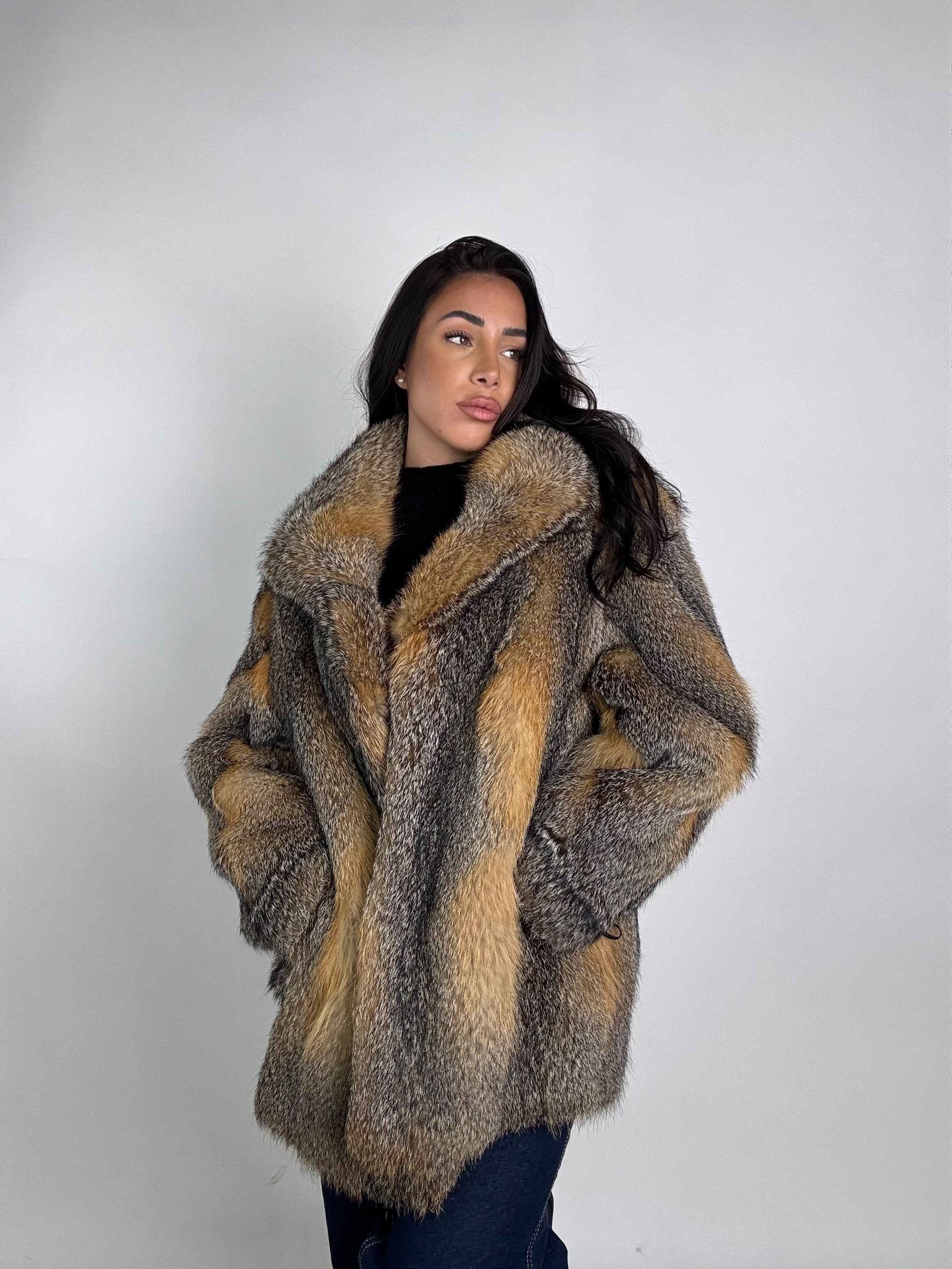 Giacca in volpe della virginia N109