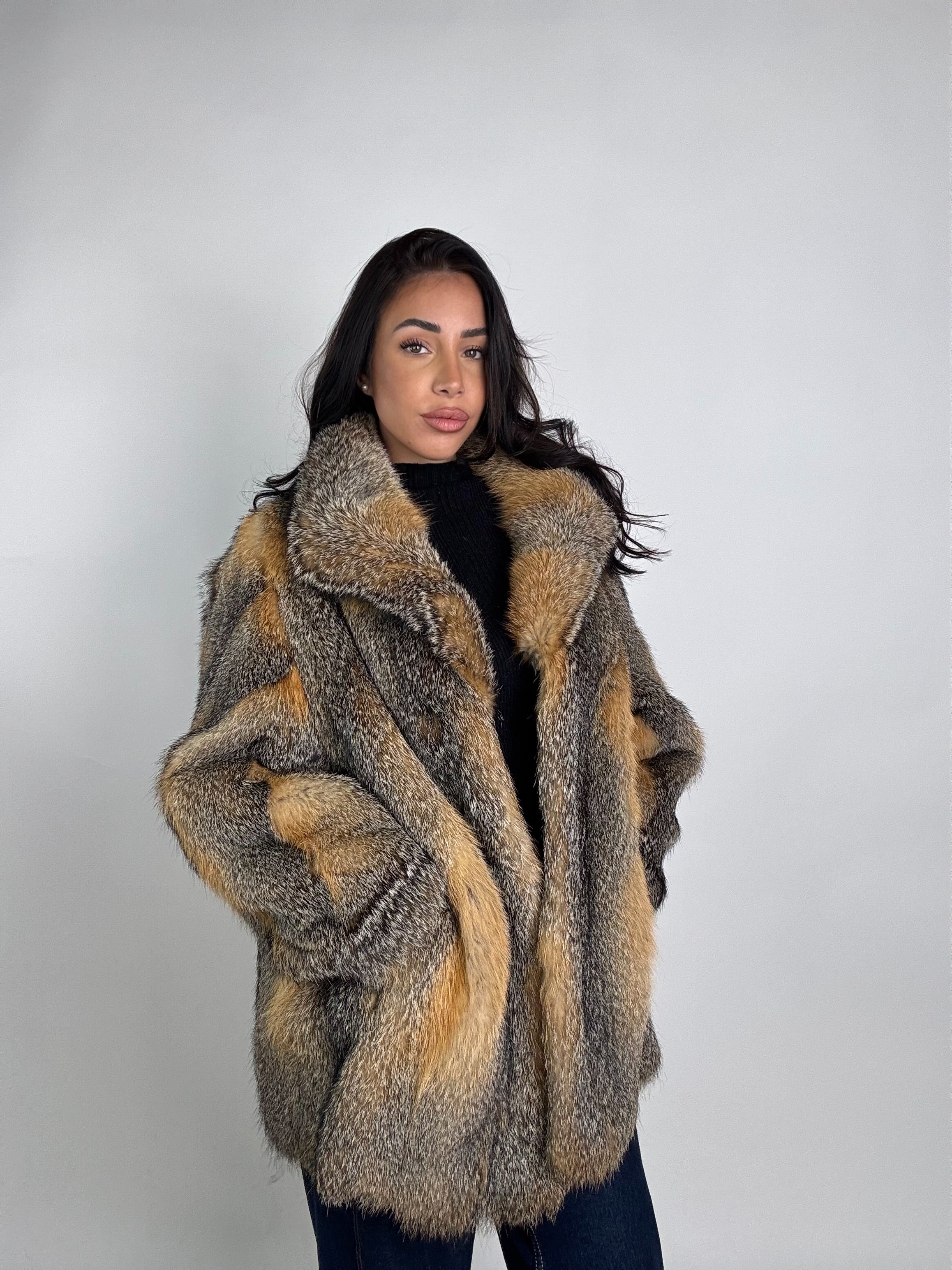 Giacca in volpe della virginia N109