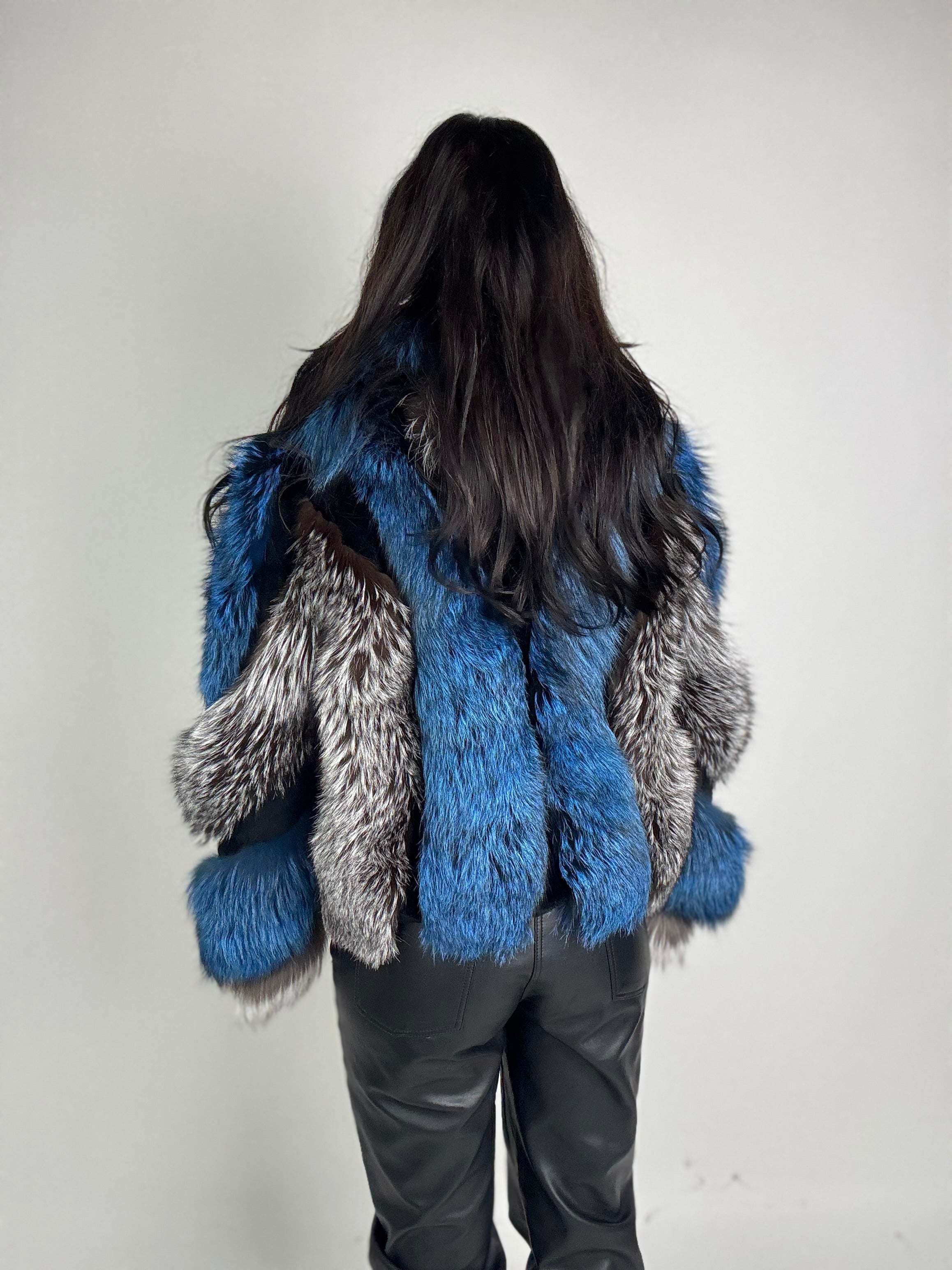 Bomber Joy in volpe argentata