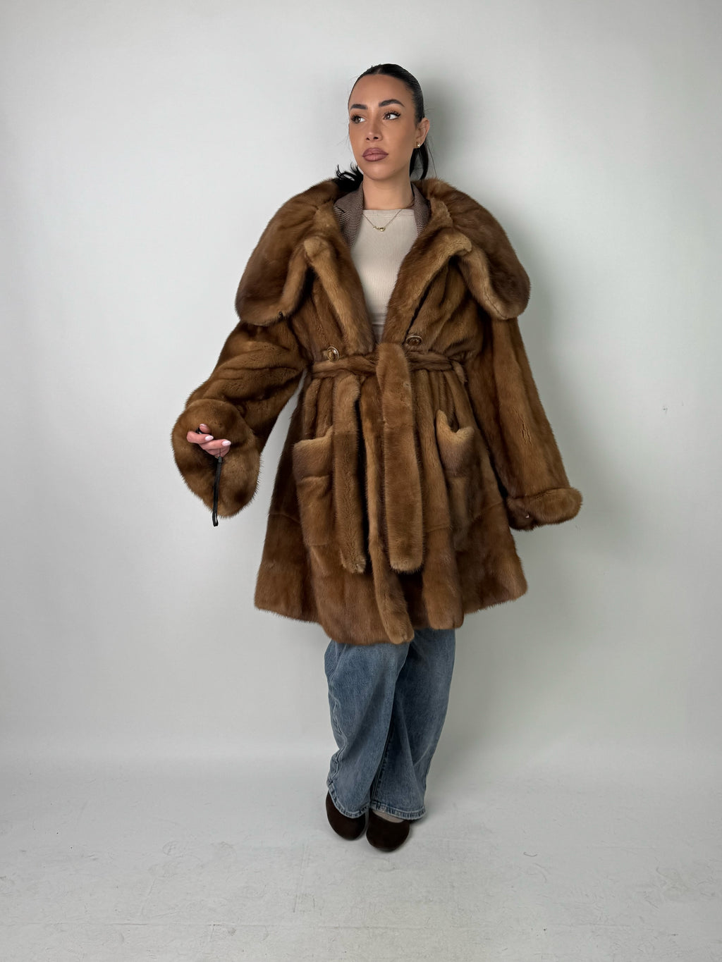Cappotto in visone N584