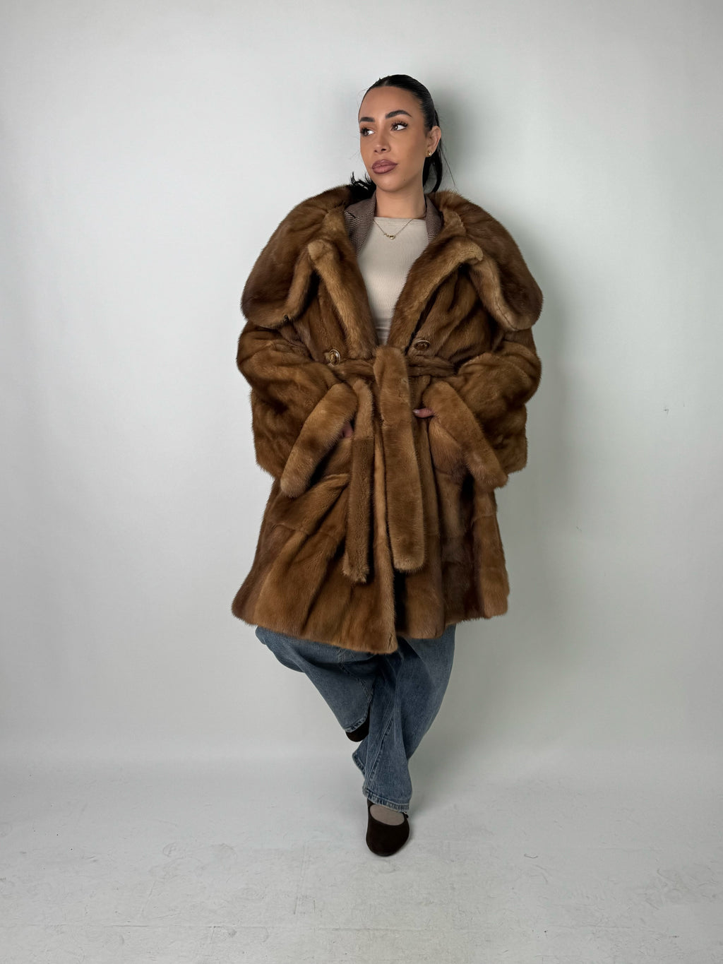 Cappotto in visone N584