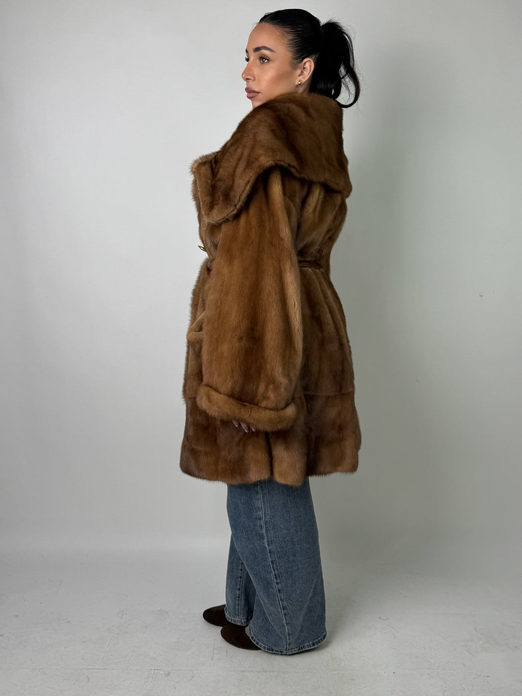 Cappotto in visone N584