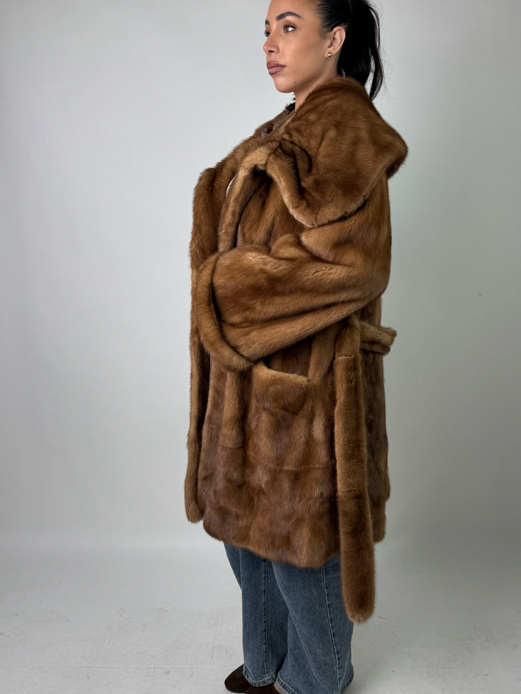Cappotto in visone N584