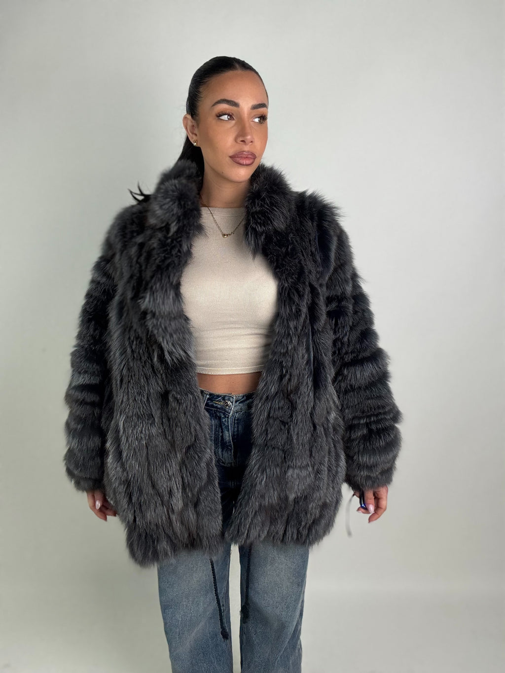 Mink Bomber Jacket