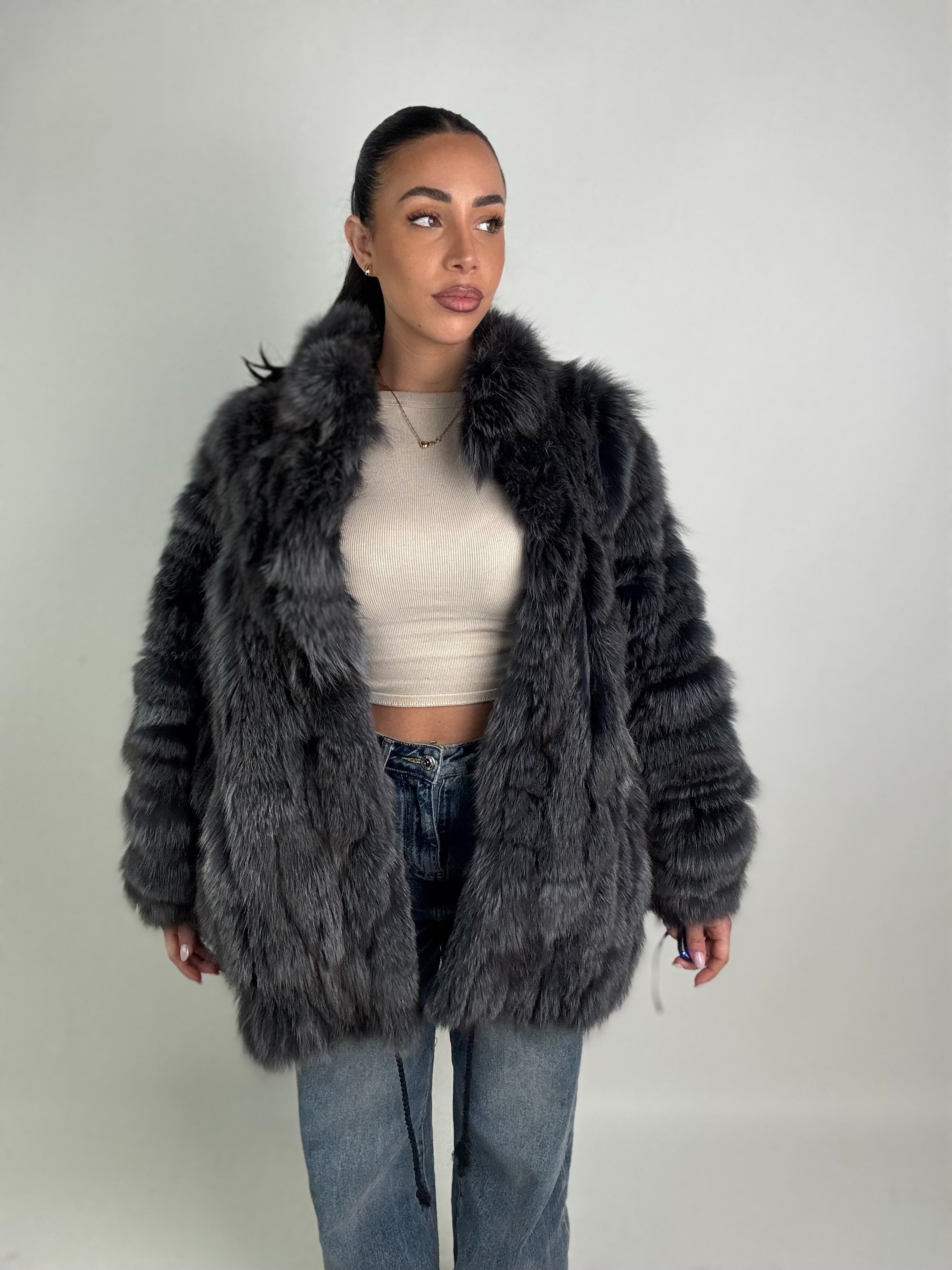 Mink Bomber Jacket